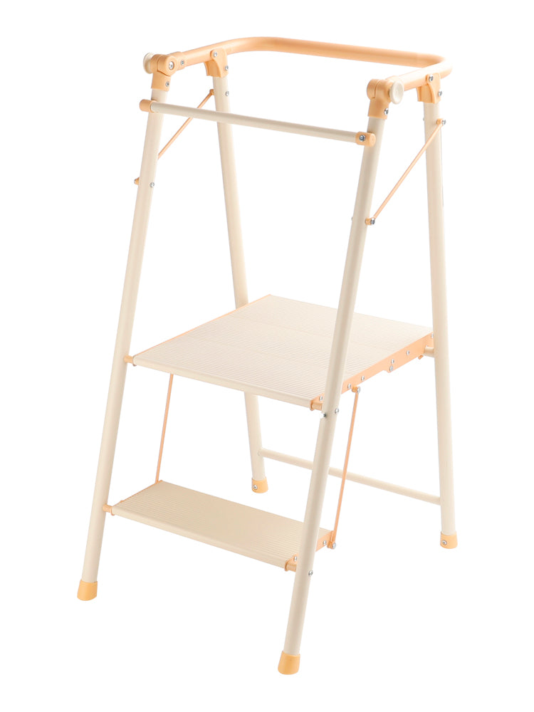 2-staps keukenstepper opklapbare opstapkruk voor volwassenen, opklapbaar voor kinderen
