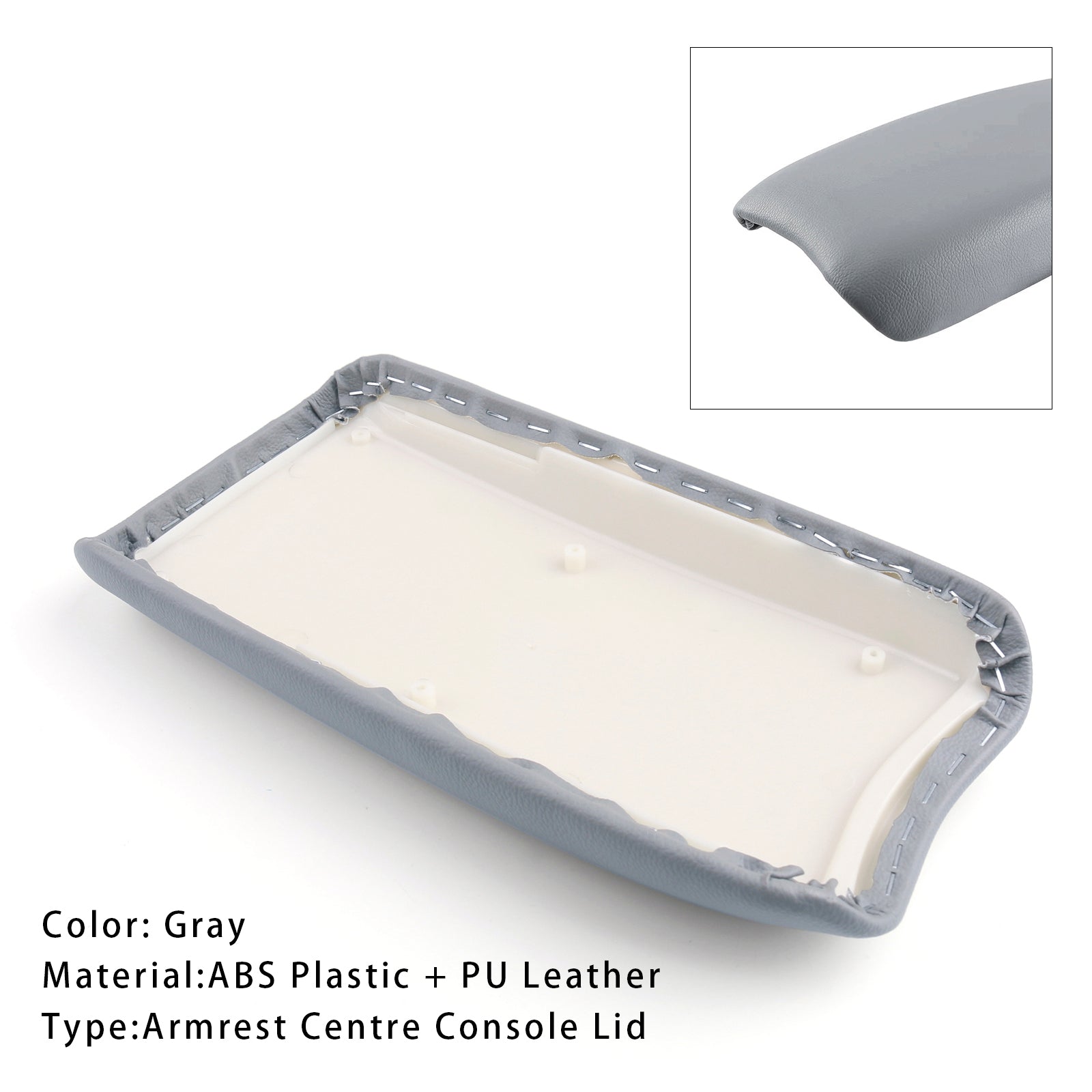 2006-2009 Honda CIVIC Gray Leather Armrest Centre Console Lid