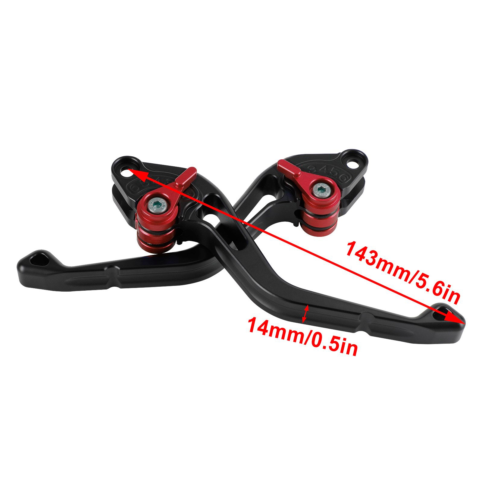 NEW Short Clutch Brake Lever fit for Suzuki GSXR600 750 DL650 GSR600 Red