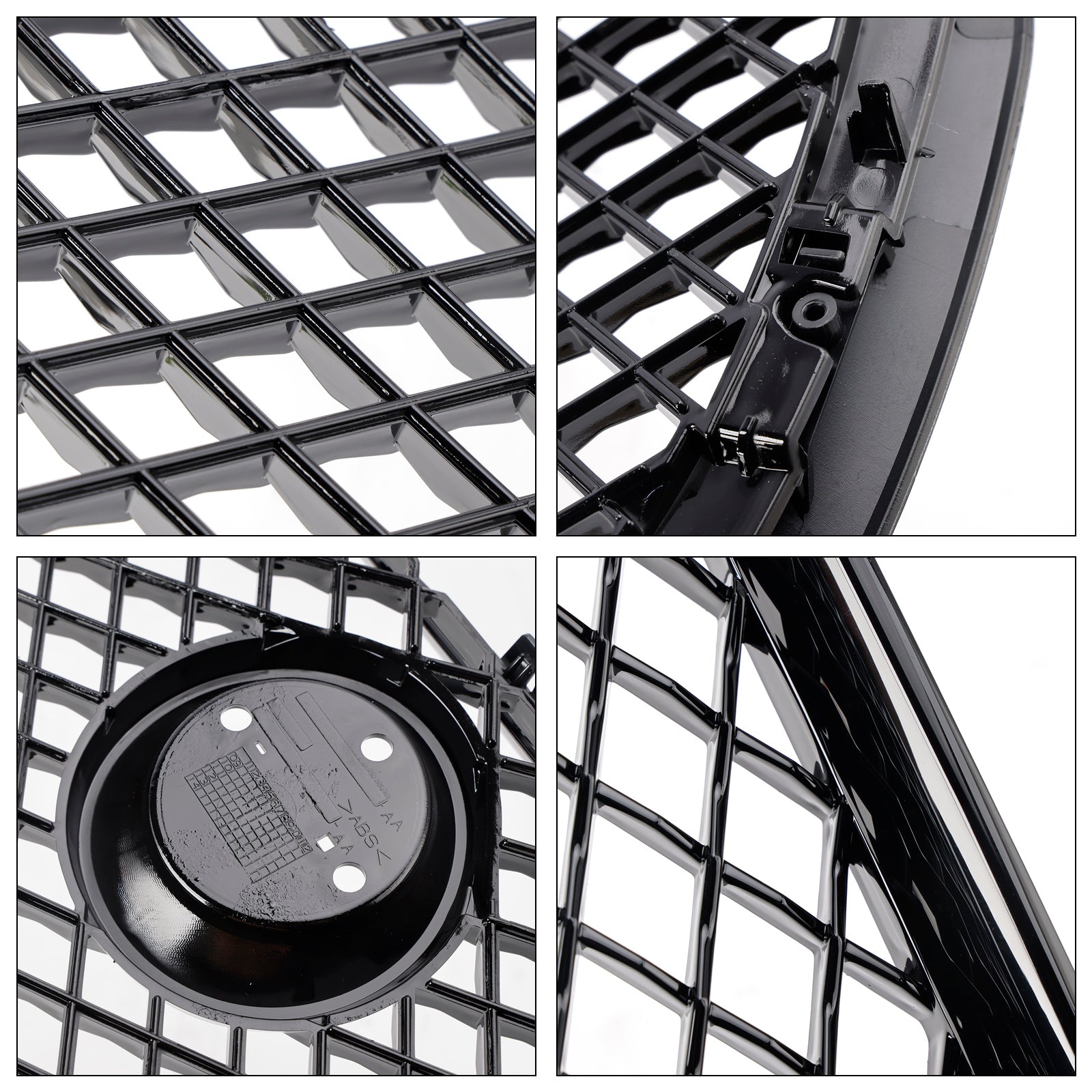 2010-2015 Jaguar XJ Gloss Black Front Bumper Grill Grille