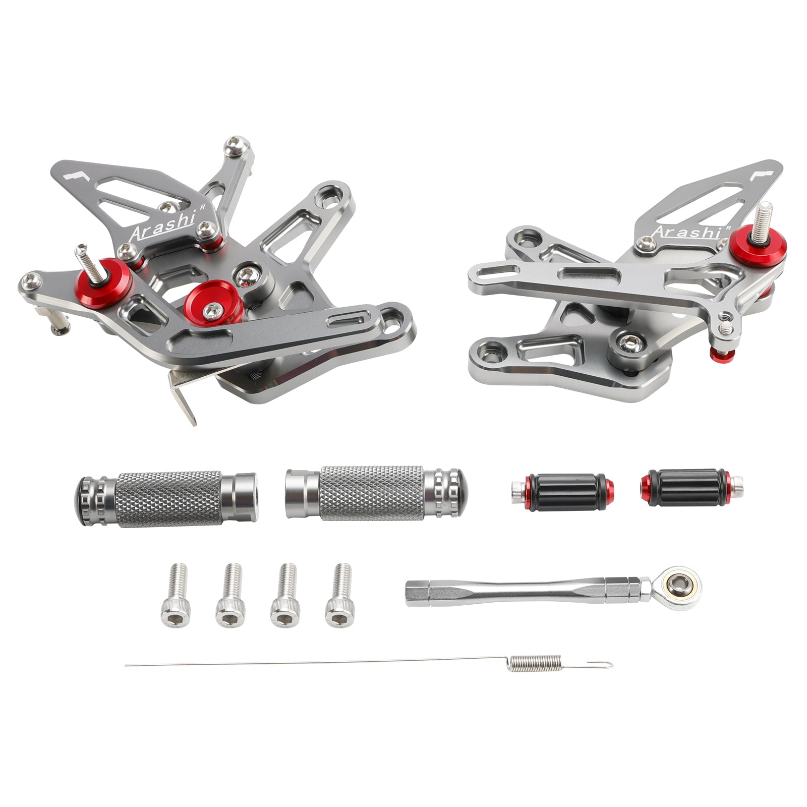 Repose-pieds arrière en aluminium CNC Kawasaki Ninja ZX6R ZX636 2021-2024