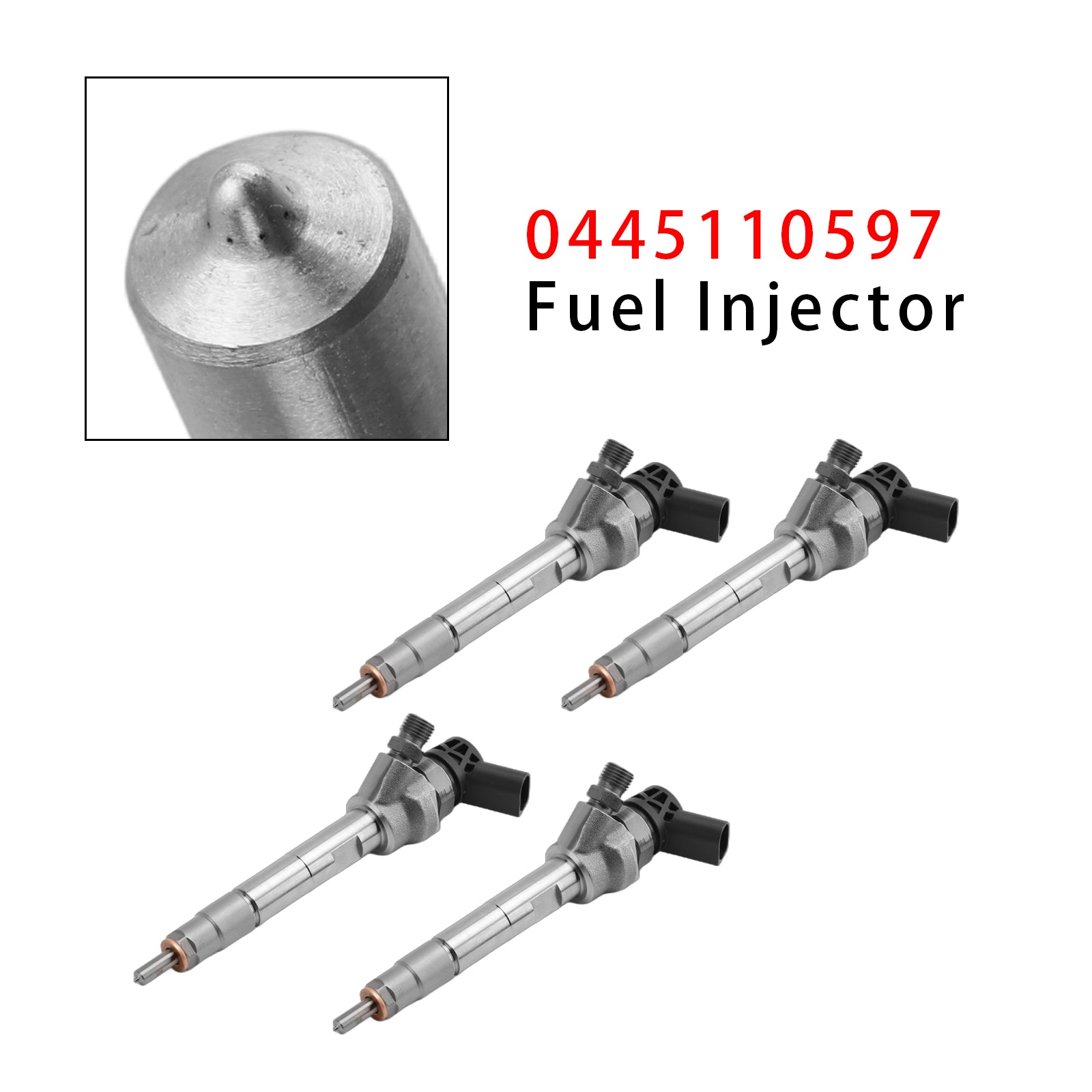 Injecteur de carburant pour BMW F10 F30 F15 328d X5 535d 740Ld N47 N57 0445110597, 4 pièces