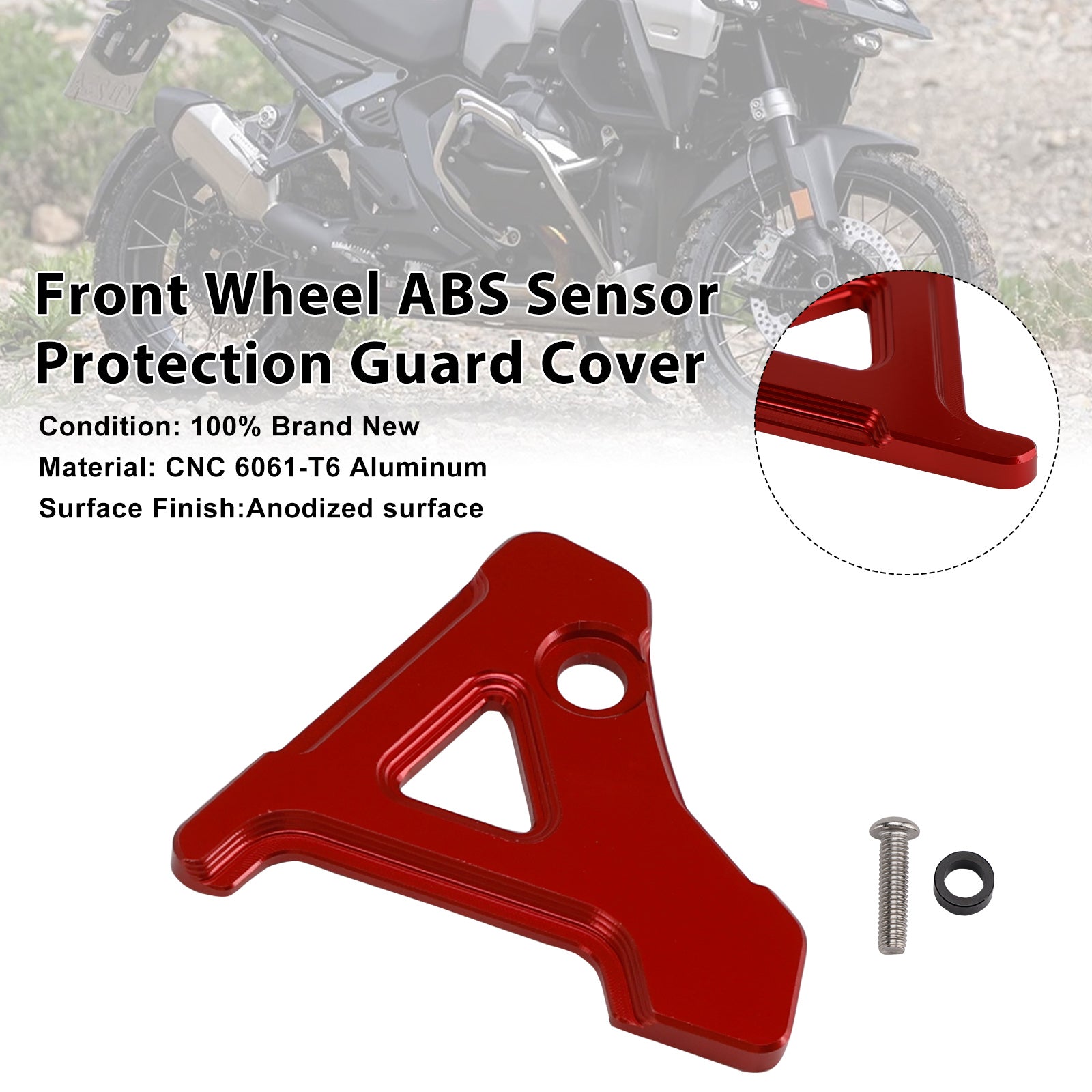 Garde de Protection de capteur ABS de roue avant pour BMW R1300GS/ADV 23-25