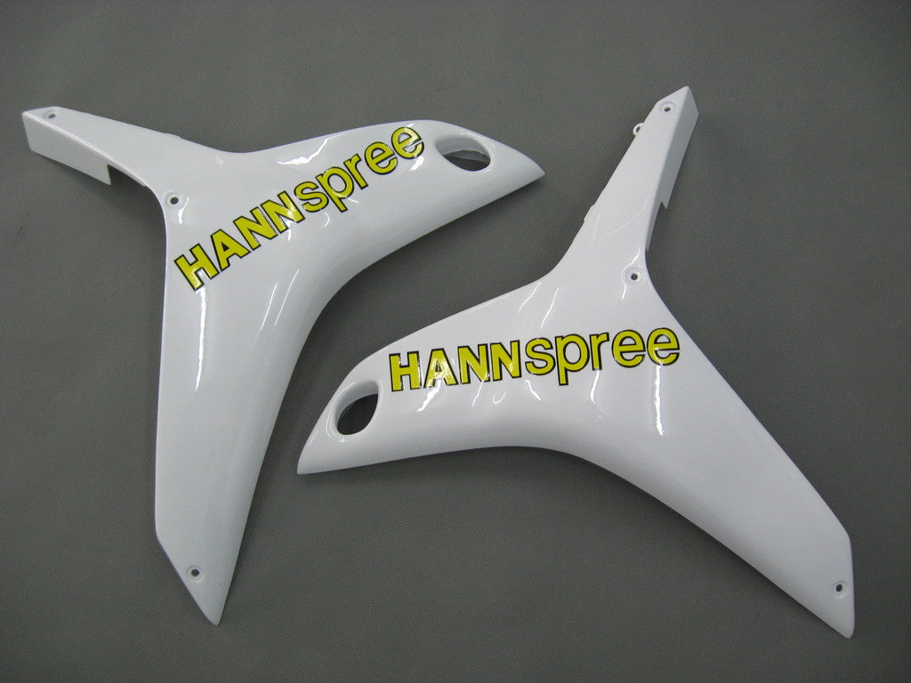 2007-2008 CBR600RR Bodywork Fairing White & Black ABS Injection Molded Plastics Set Generic