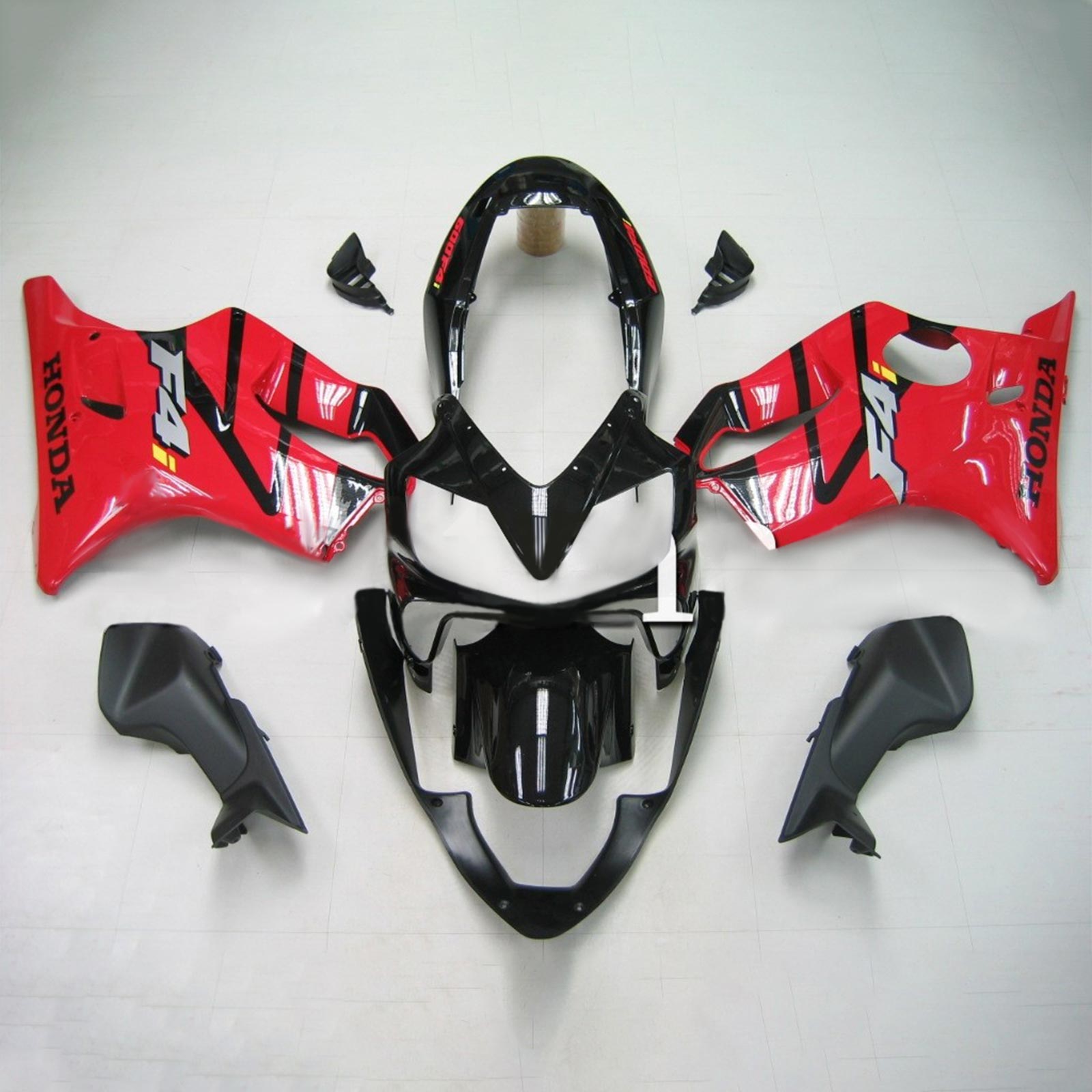2004-2007 Honda CBR600 F4i Amotopart Injection Fairing Kit Bodywork Plastic Abs # 128