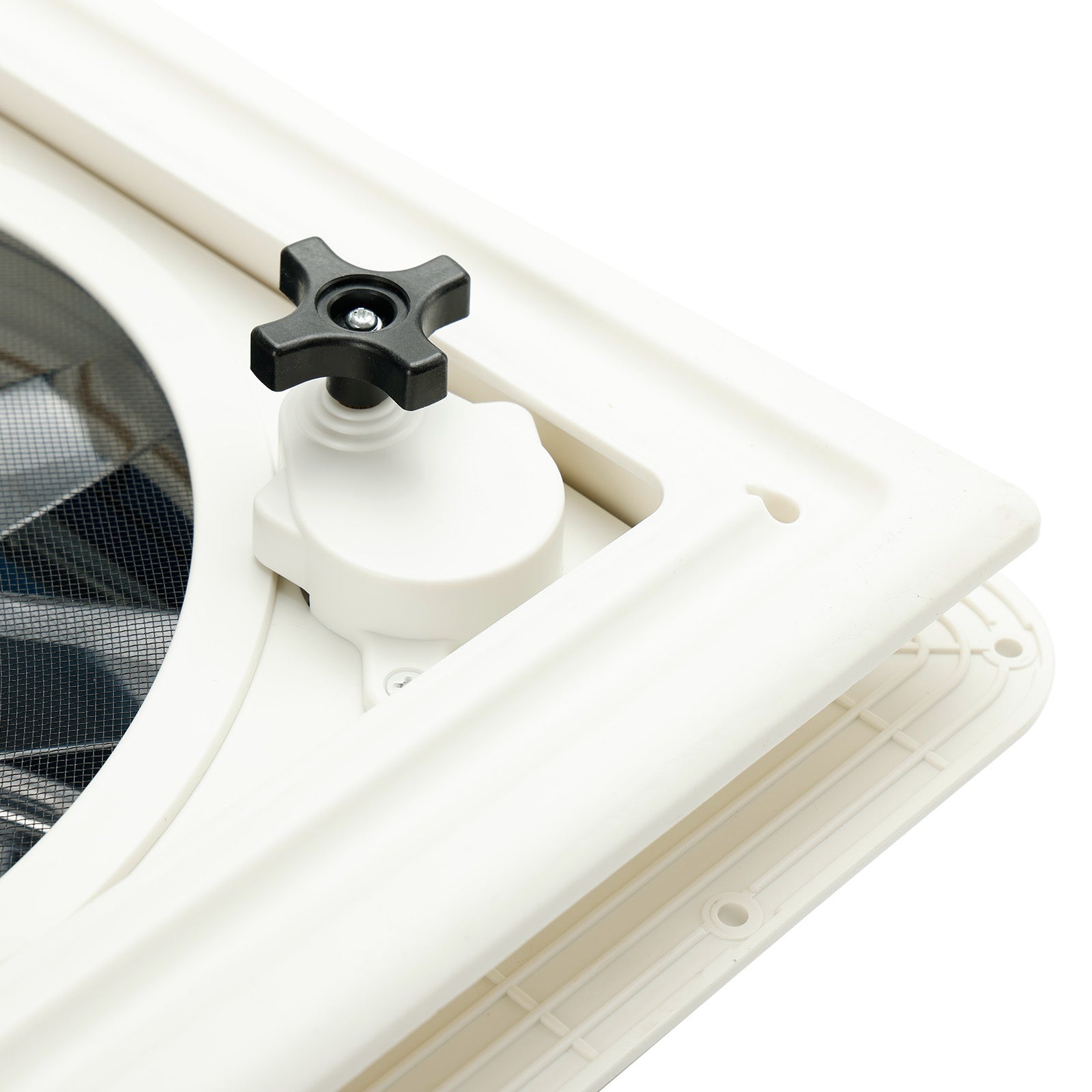 Ventilateur de toit de caravane RV 15.75 ", puits de lumière 12V avec télécommande, 10 vitesses