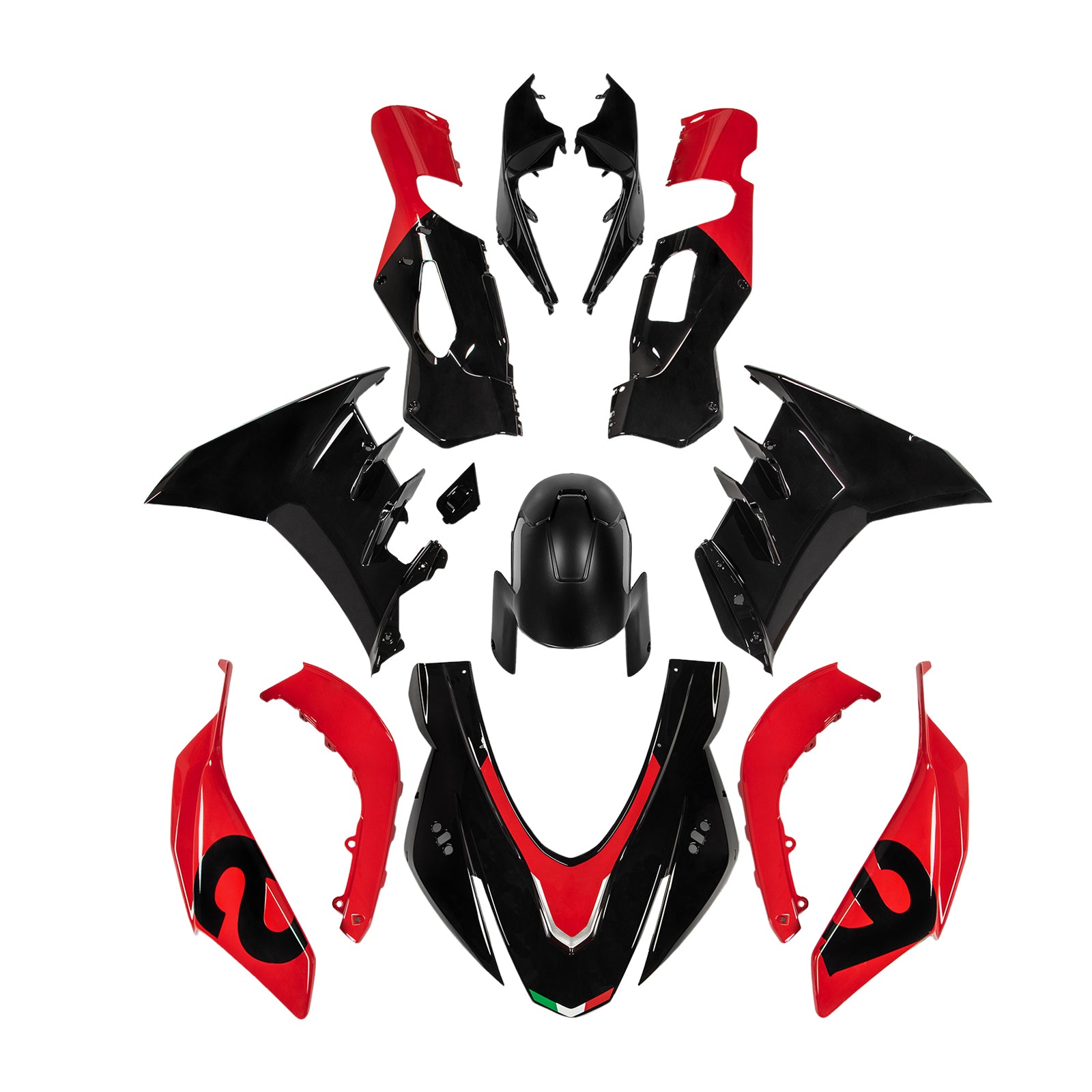 Injeção ABS Kit de carenagem de plástico de plástico para Aprilia RSV4 2021-2024