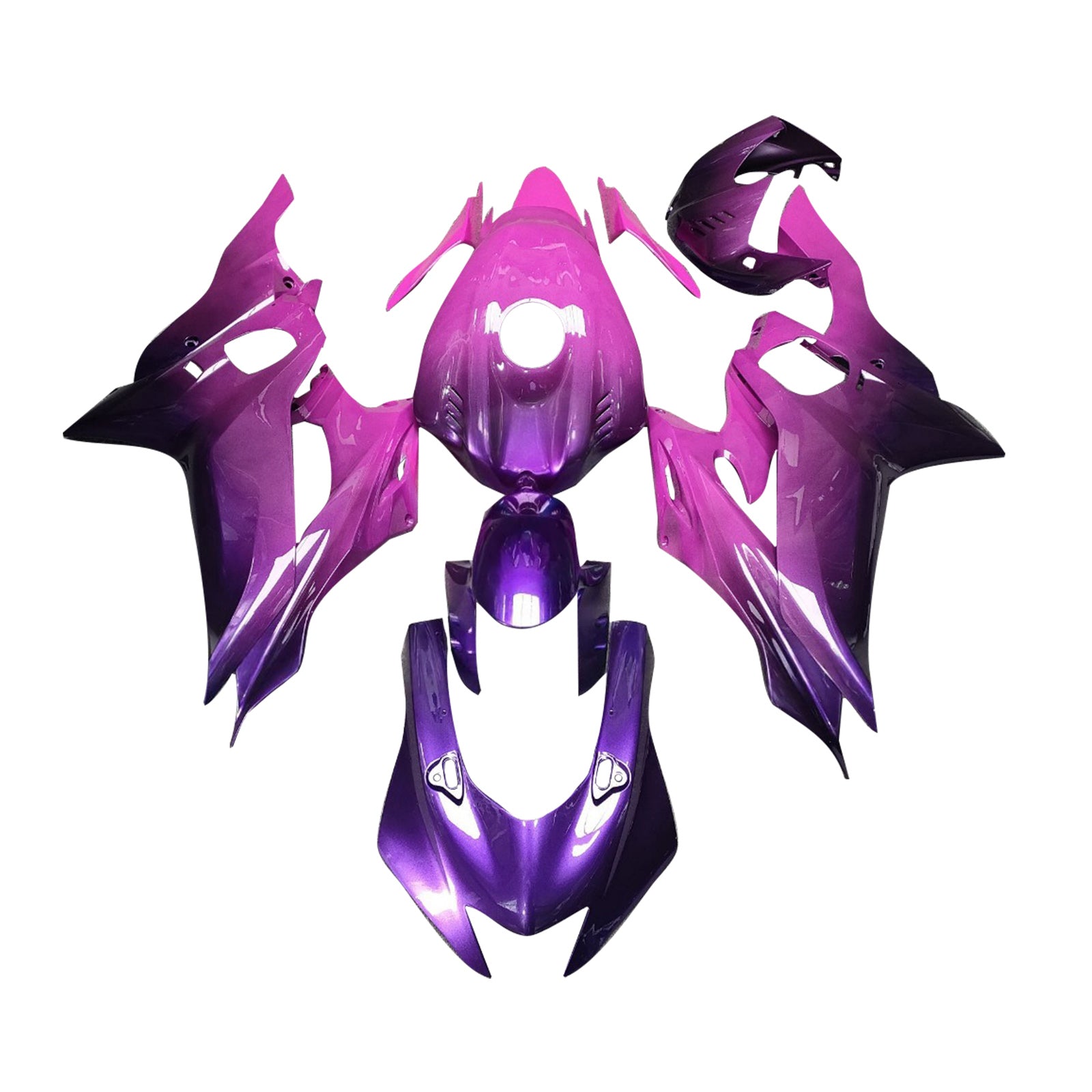 Injectiekuipset carrosserie kunststof ABS geschikt voor Yamaha YZF-R6 2017-2023