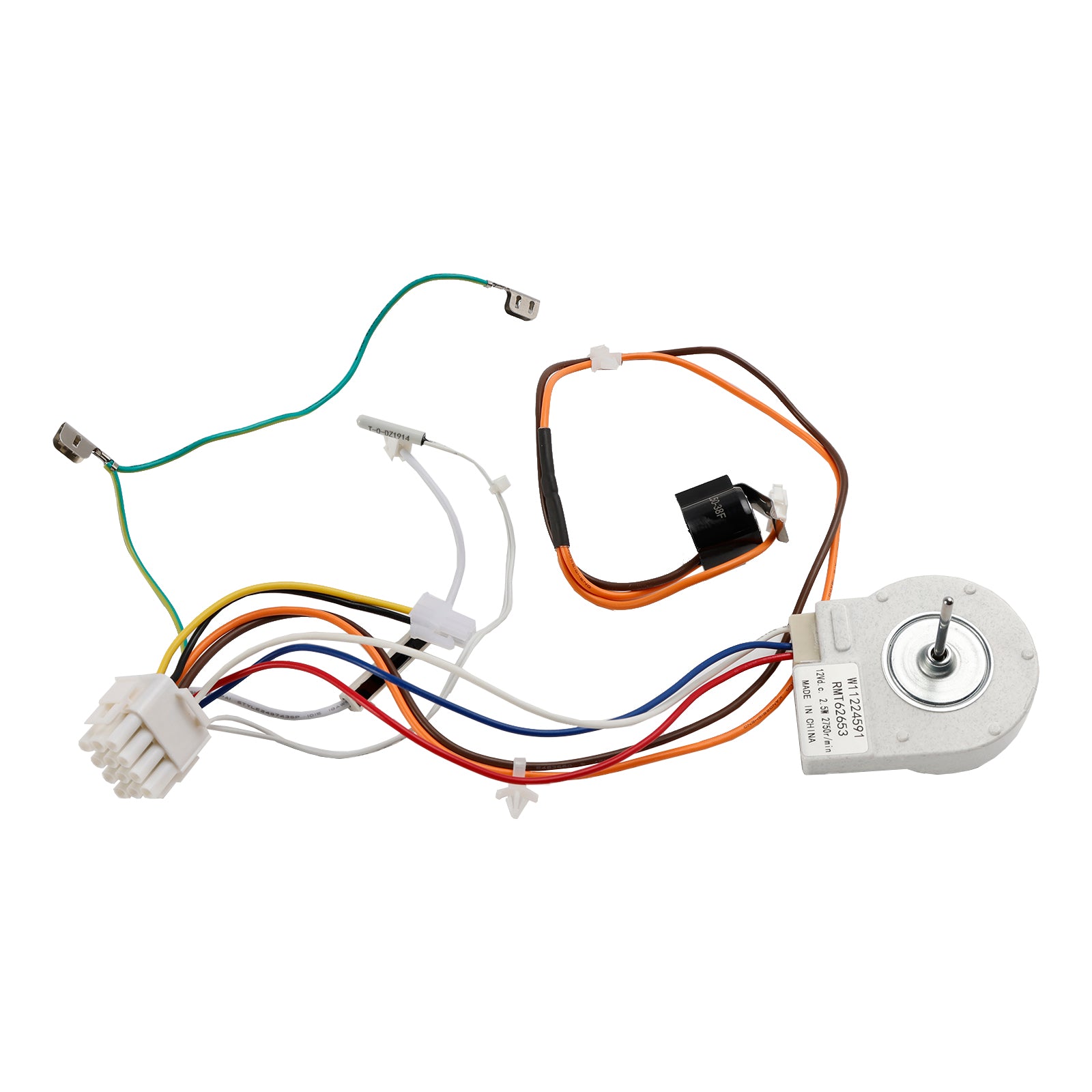 W11224591W10728111Koelkastverdamperventilatormotor voor Whirlpool-vriezer