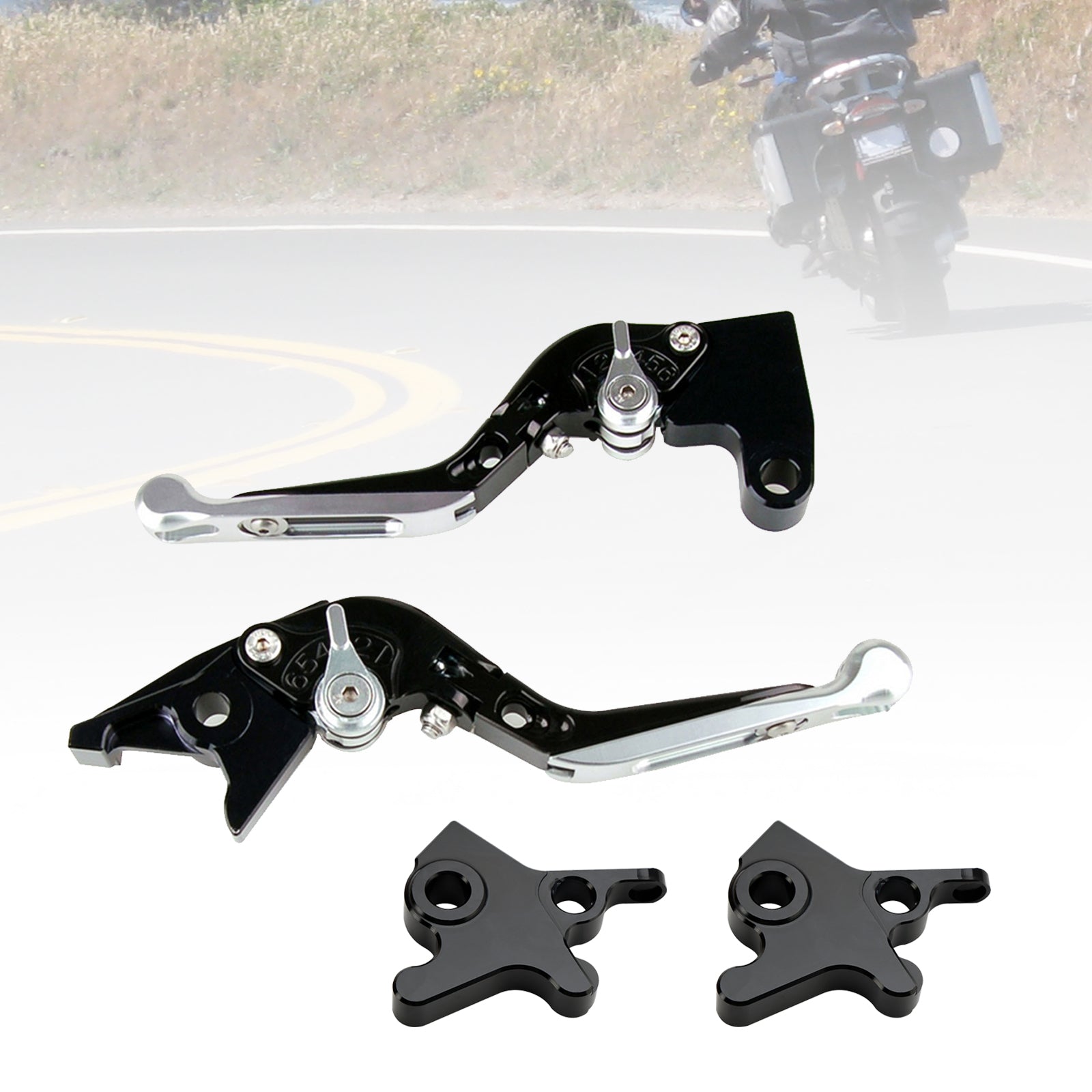 Palanca de freno de embrague ajustable para Piaggio MP3 300 16-18 MP3 350 18-19