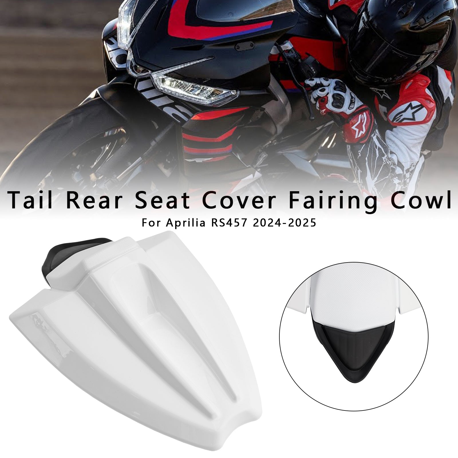 2024-2025 Aprilia Rs 457 Hale baksete deksel Fairing Cowl