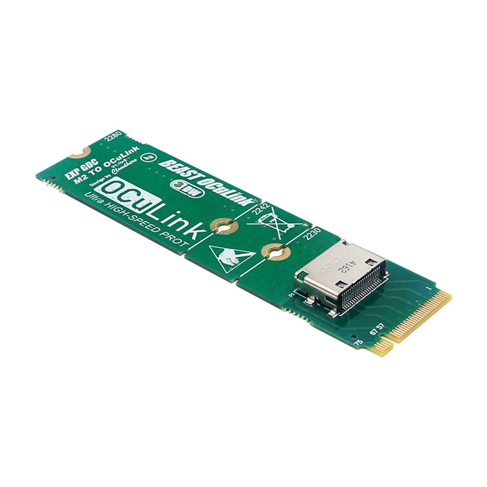 M.2 naar OCuLink-adapterkaart M.2 M SLEUTEL naar OCULINK-interfaceconversiekaart