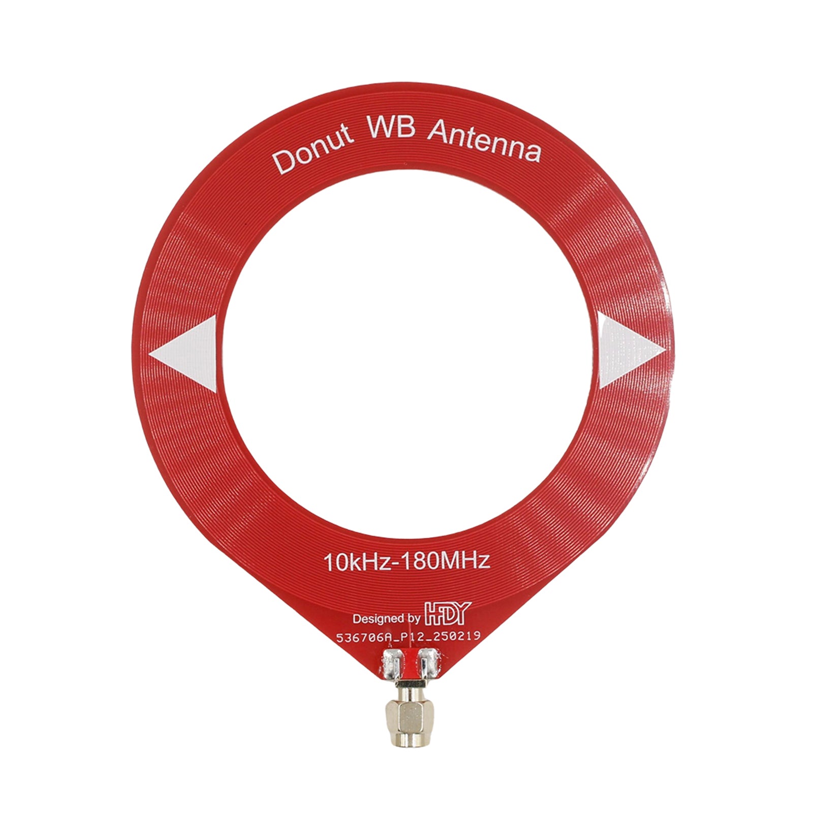 Antenne donut à anneau de couverture pleine bande 10 kHz-180 MHz, ondes courtes/moyennes SDR