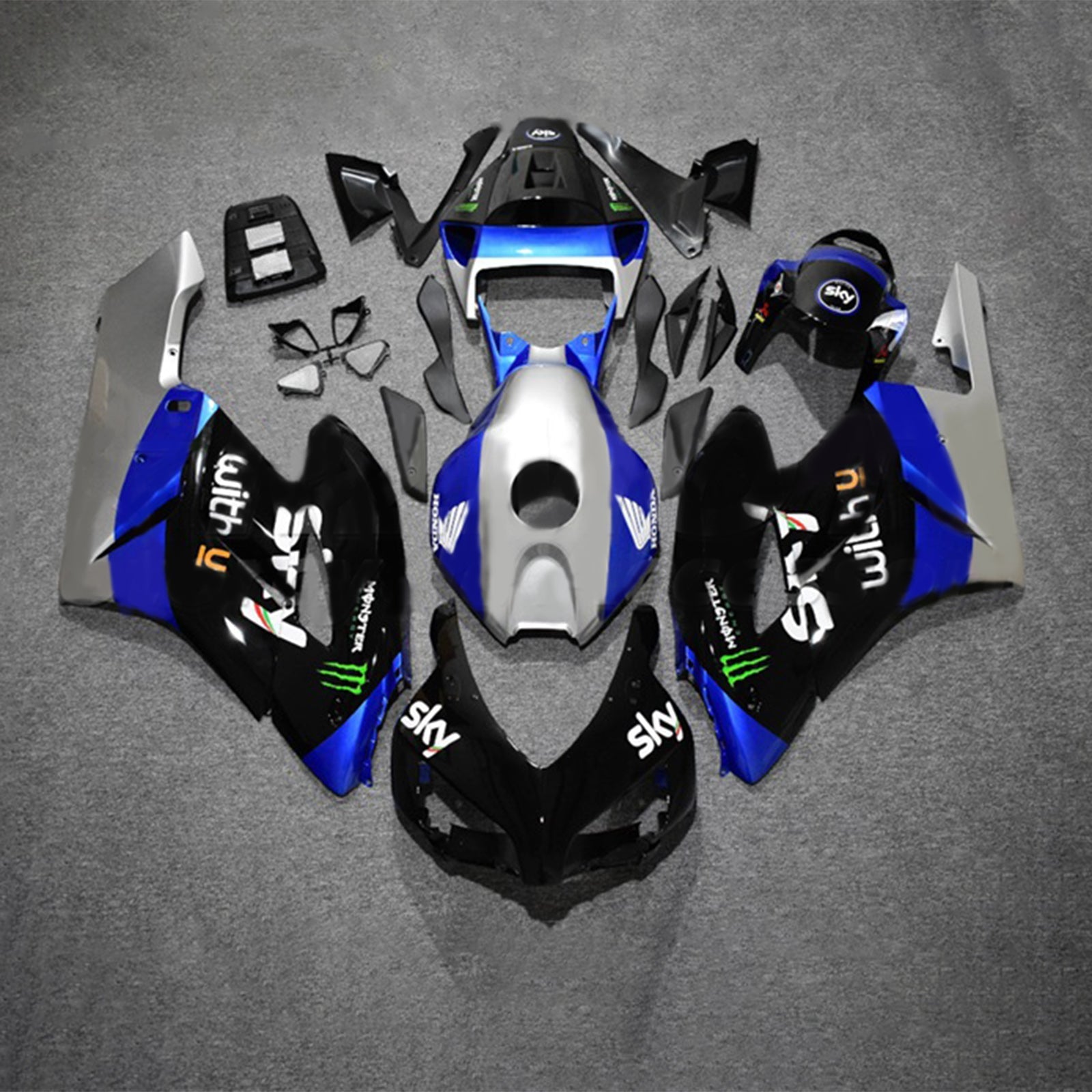 2004-2005 Honda CBR1000RR Fairing Kit Bodywork Plastic ABS