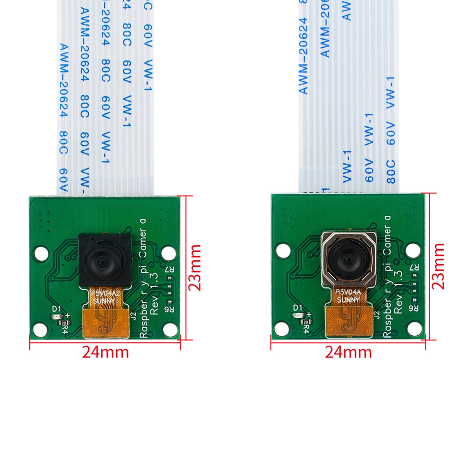 Raspberry Pi 4B Camera 5 Miljoen OV5647 HD Cameramodule Vaste Focus/Autofocus