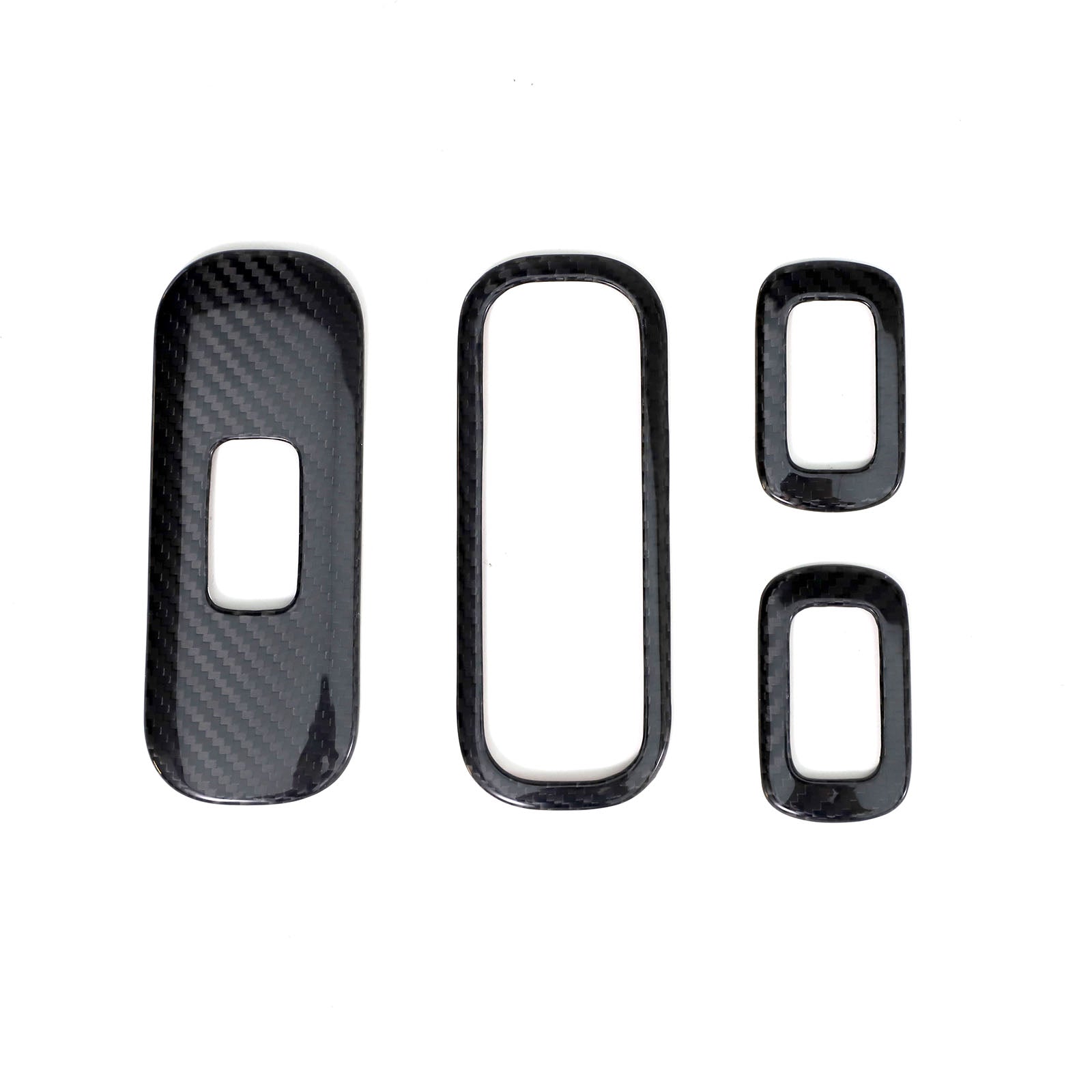 Carbon Fiber Glass Lift Switch Frame Trim Fit Benz G-Class W464 W465 2019-2026