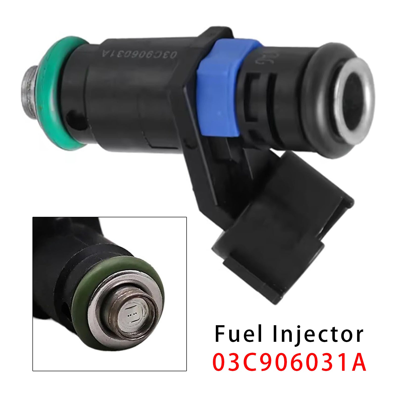 1Pcs Fuel Injector For Skoda Fabia Seat Ibiza VW Jetta Polo 1.6 03C906031A
