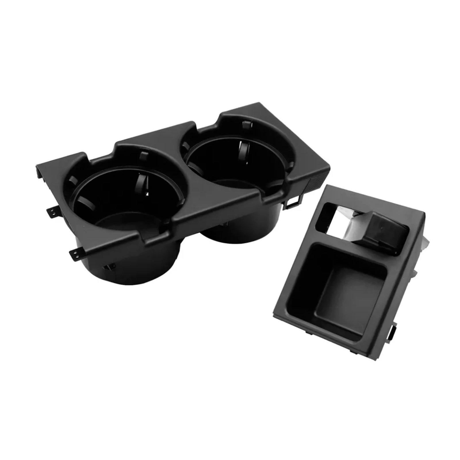 Black Front Center Console Cup Holder Coin Holder 51168217953 For BMW E46