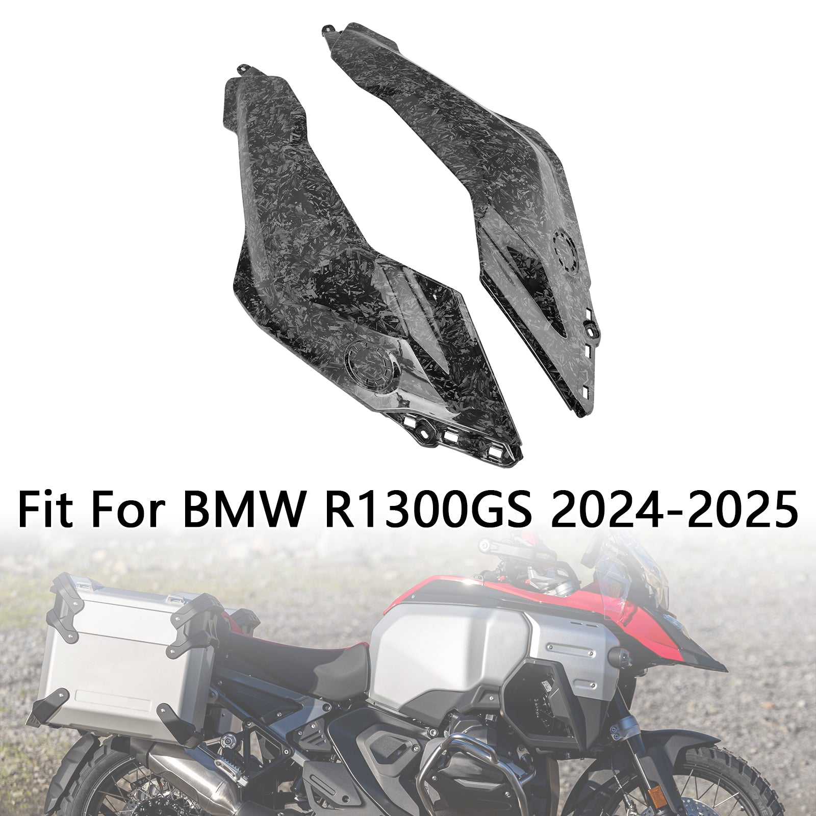2024-2025 BMW R1300GS Side Gas Tank Frame Painel de capa de fada de capa de fada