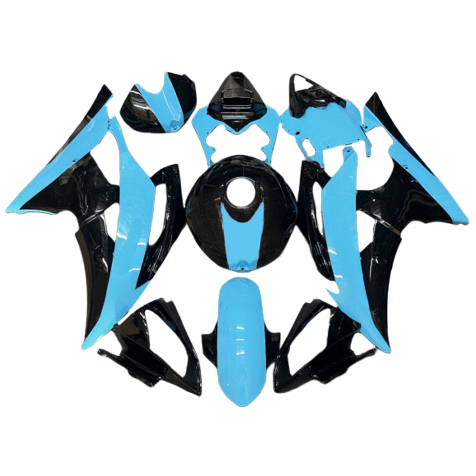 Kit de carénage d'injection carrosserie plastique ABS pour Yamaha YZFR6 YZF-R6 2008-2016
