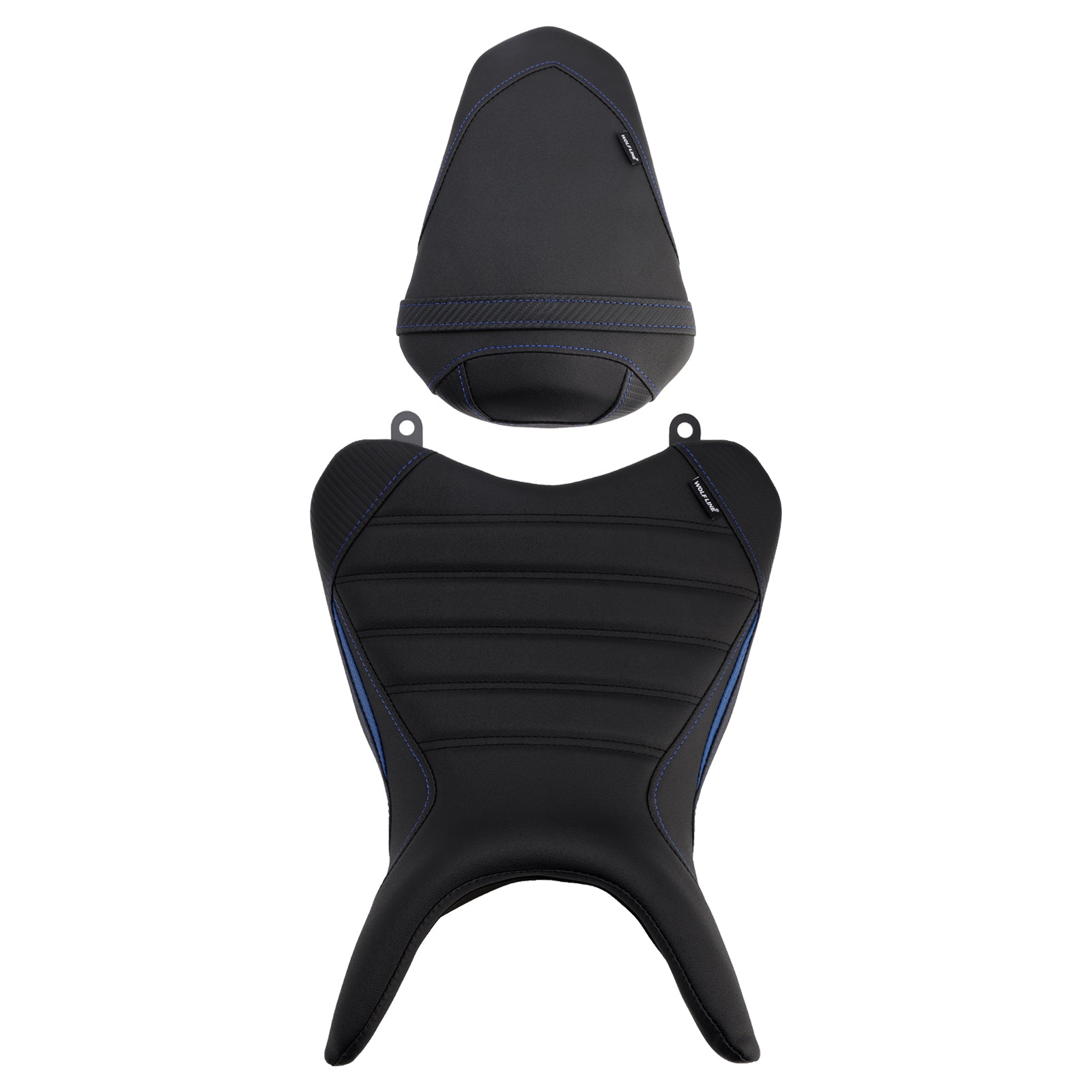 Front&Rear Raider Passenger Cushion Kit Blue For Yamaha Yzf-R3 25- Mt-03 25-