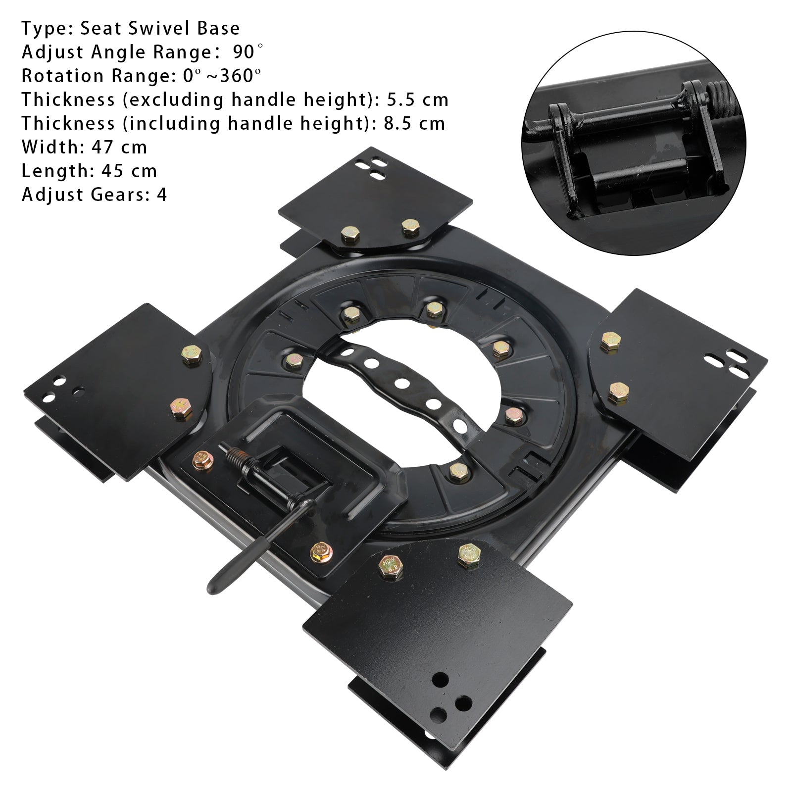 2007 -2018 Mercedes Sprinter / VW Crafter Seat Swivel Base Turntable Rotatable