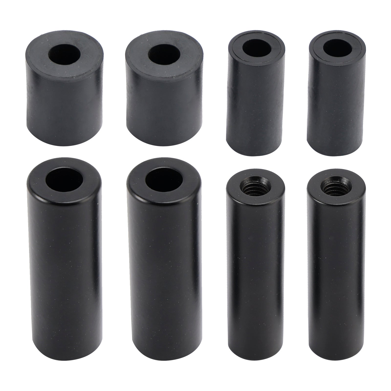 Embouts de guidon CNC argentés pour Kawasaki Eliminator 500 450 400 W800