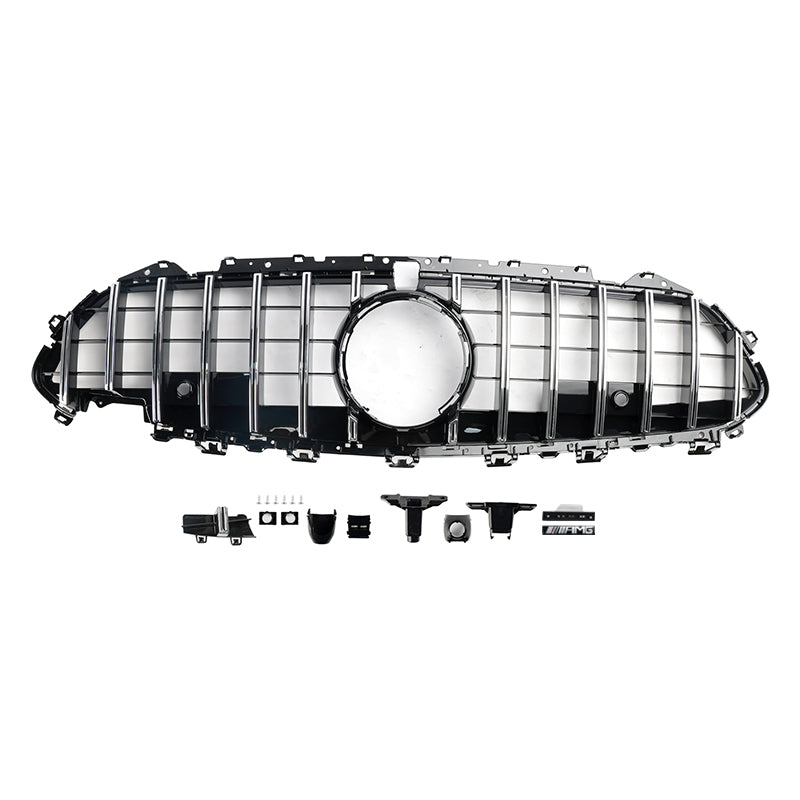 2018 2019 2020 2021 2022 2023 2024 Mercedes CLS C257 W257 Chrómová mriežka predného nárazníka pre kupé