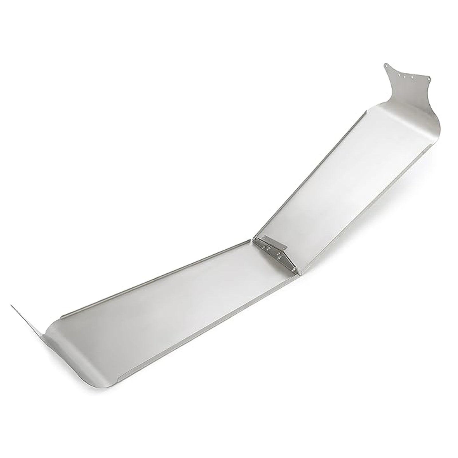 Flat Top Silvery Drop Visor For Peterbilt 377 378 379 335 386 388 389