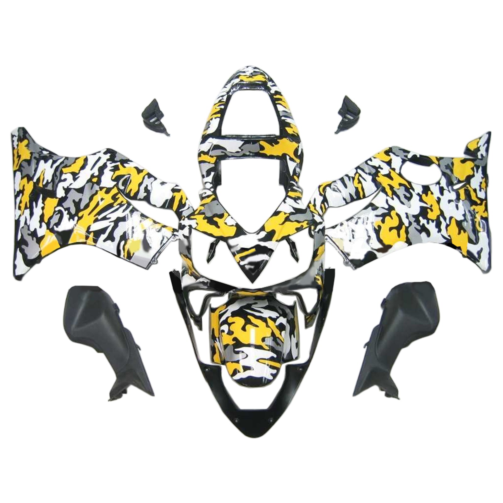 2001-2003 Honda CBR600 F4i Kit de carénage injection de carrosserie en plastique ABS # 113