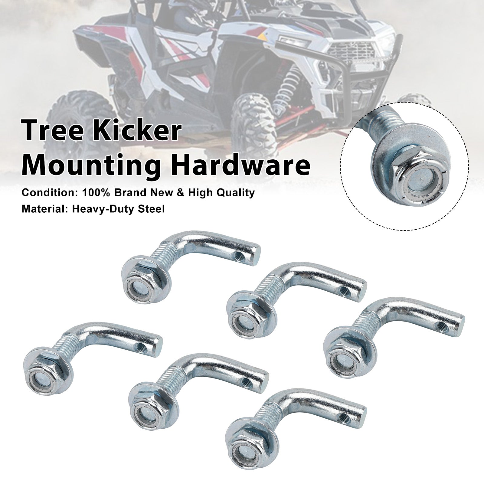 Matériel de montage pour kicker d'arbre à 2 sièges Polaris RZR XP1000/Turbo S