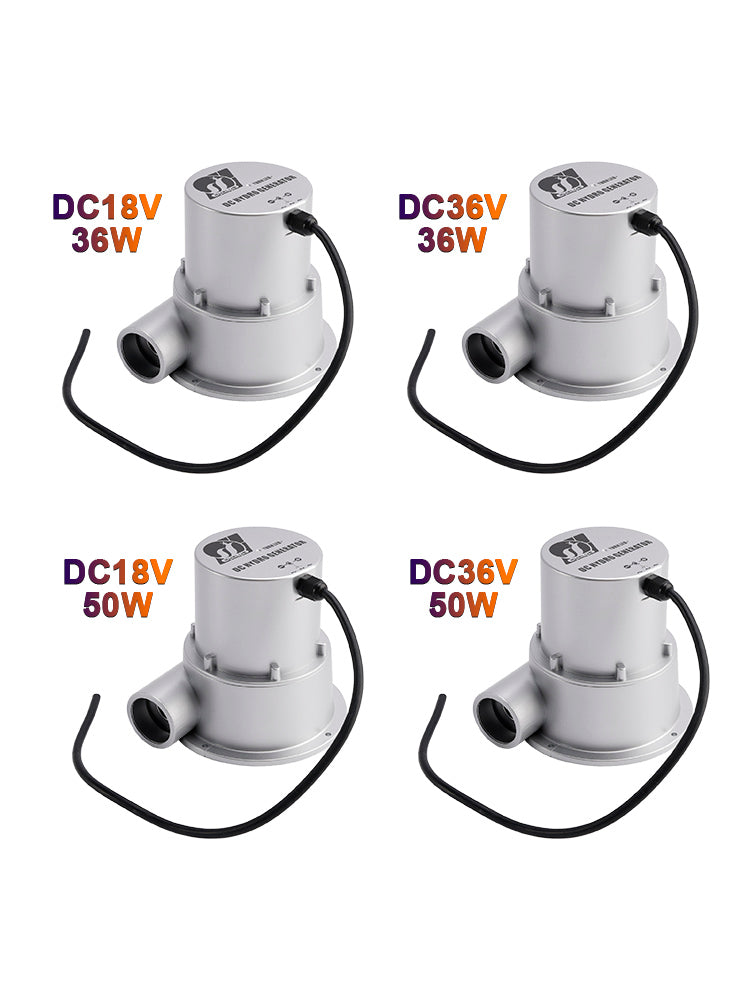 Waterstroom Turbine Hydro-elektrische Generator DC18V/36V 36W/50W Wisselstroomopwekking