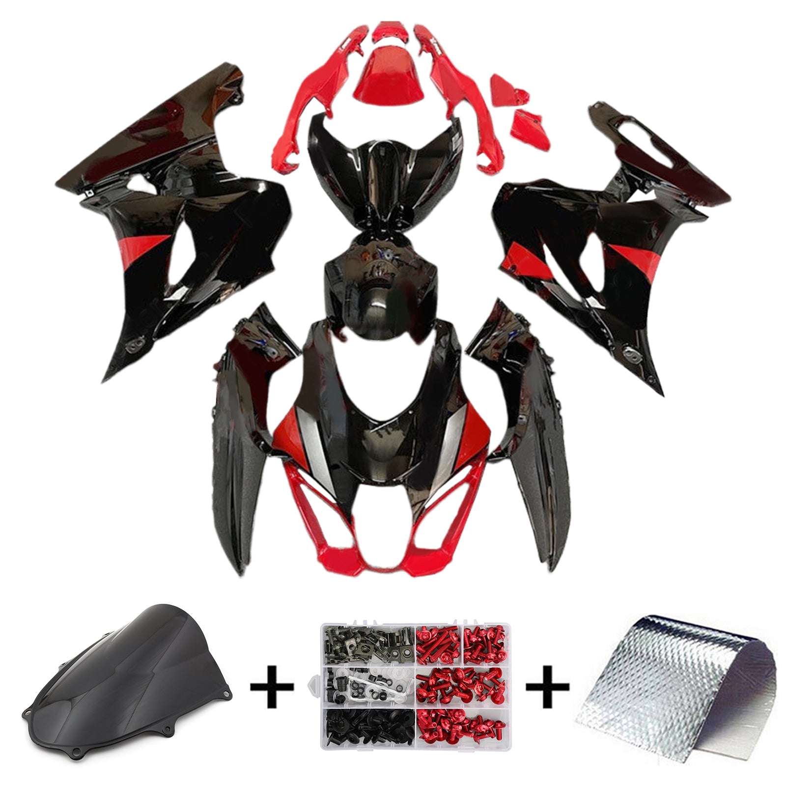 2017-2024 Suzuki GSXR1000 K17 Injection Fairing Kit Bodywork Plastic ABS #101