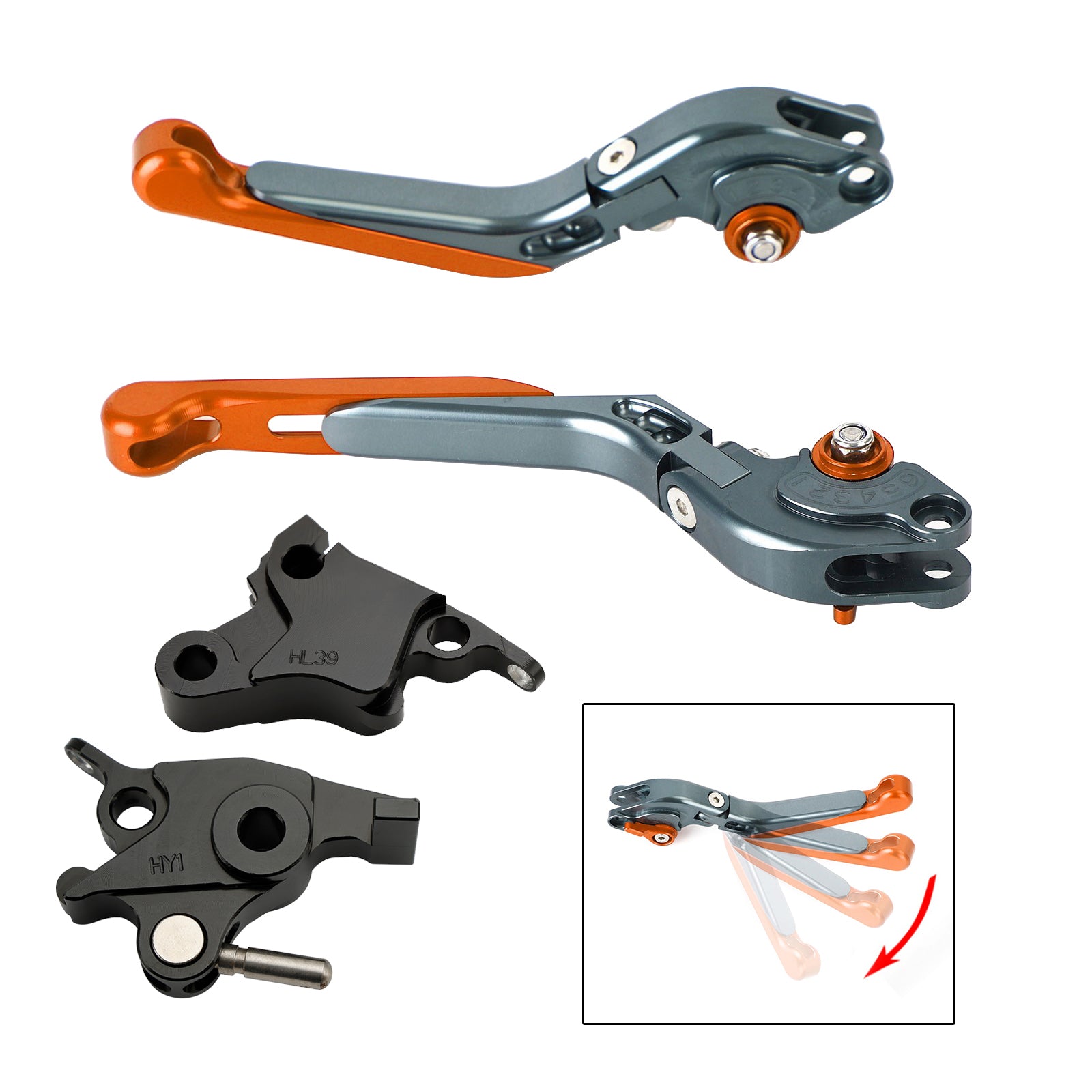Levier de frein d'embrayage réglable CFMOTO 700CL-X Heritage 2021-2022