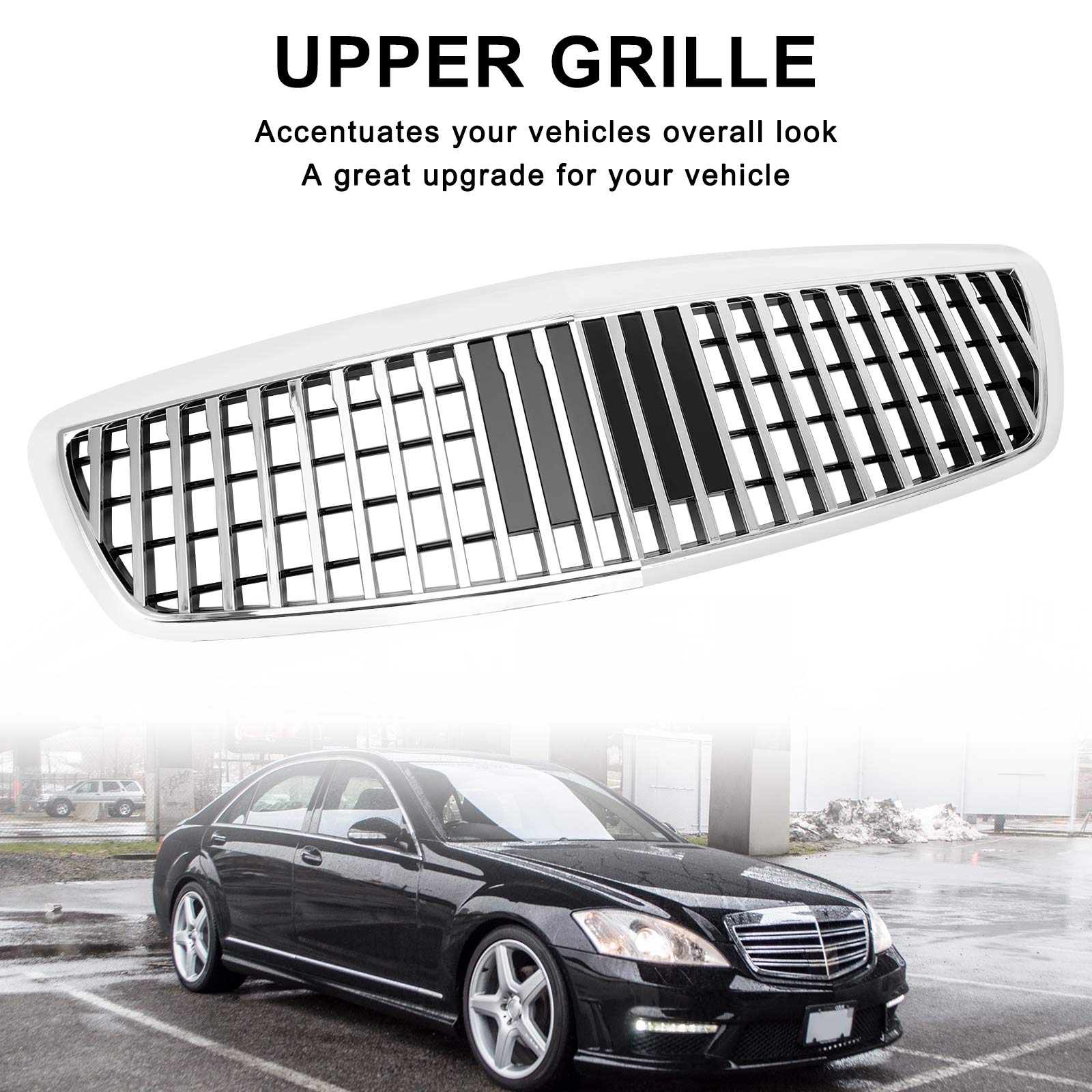 2007-2009 Benz S-Klasse W221 S550 S63 S450 MayBach Stijl Grille Grill Chroom