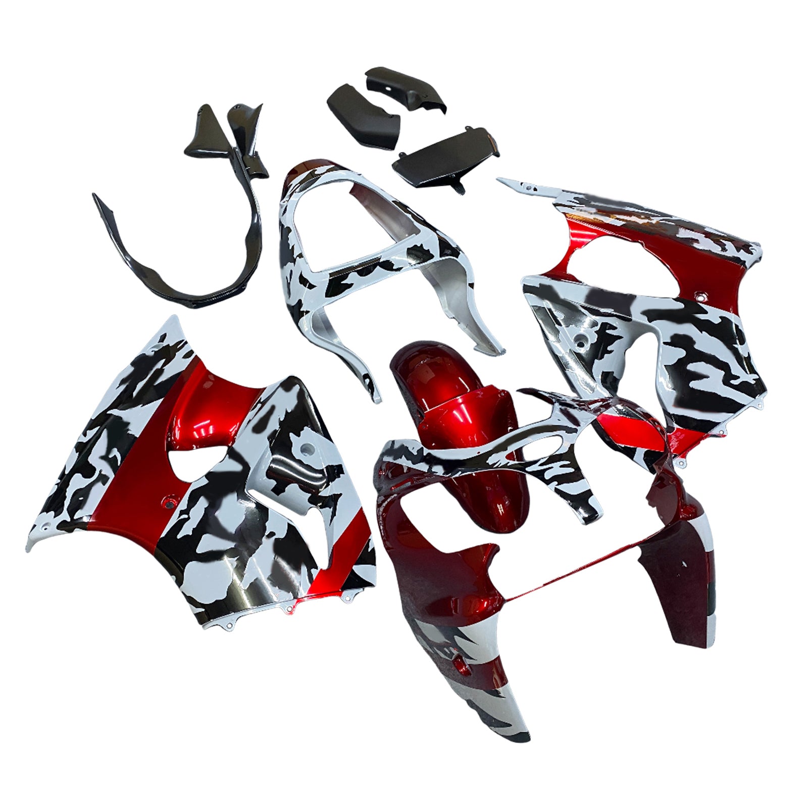 Injection Fairing Kit Bodywork For Kawasaki ZX6R 636 2000-2002 ZZR600 2005-2008