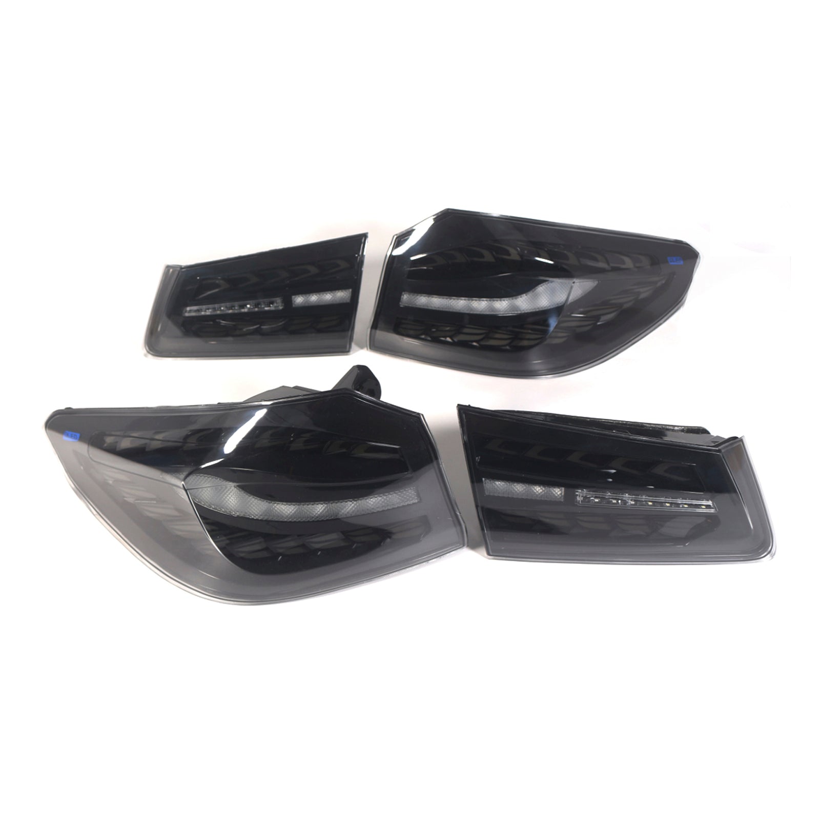 2019-2024 BMW radu 3 G20 G28 G80 M3 L&Zadné svetlá R s dymovými LED diódami