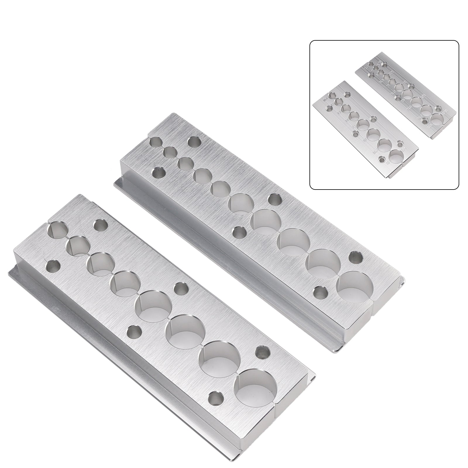 Kit de abrazadera de eje para reconstrucción de eje de tornillo de banco/soporte de varilla, 18 tamaños, 7,4mm-19mm para fox
