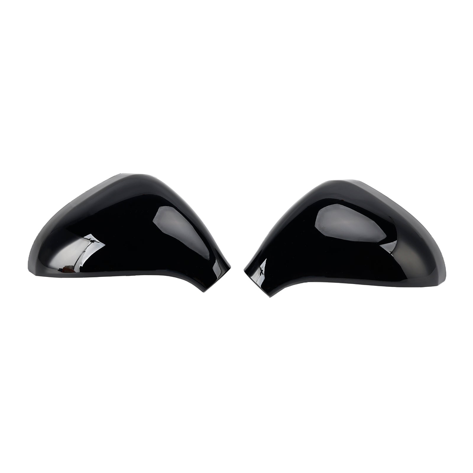 07/2006-05/2015 Peugeot 207 Hatchback Side Mirror Covers Rearview Housing Bright Black 9680194877 Generic