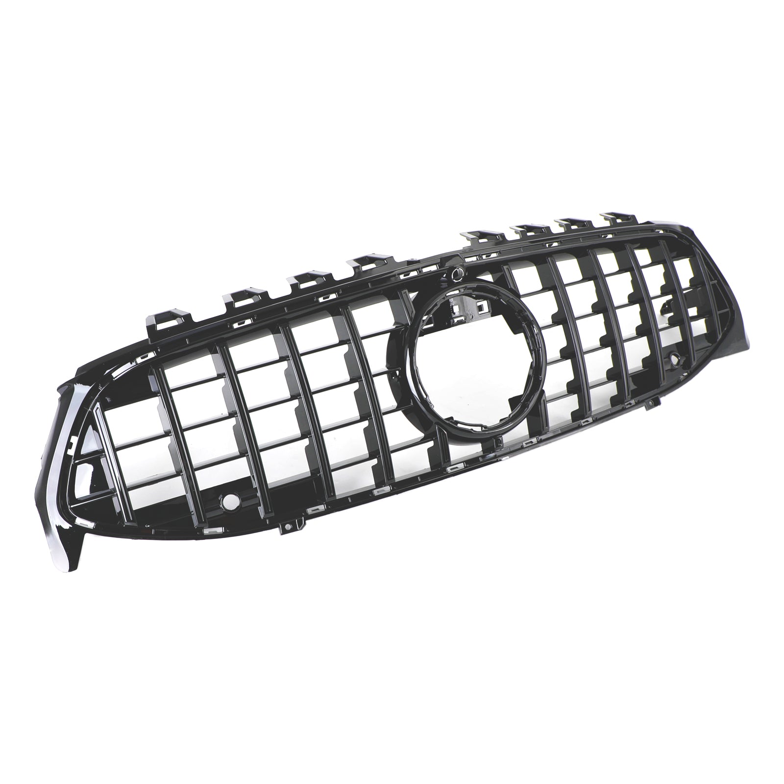 Svart frontstøtfangergitter Grill Passer til Mercedes CLA Class W118 C118 2020-2023 GTR