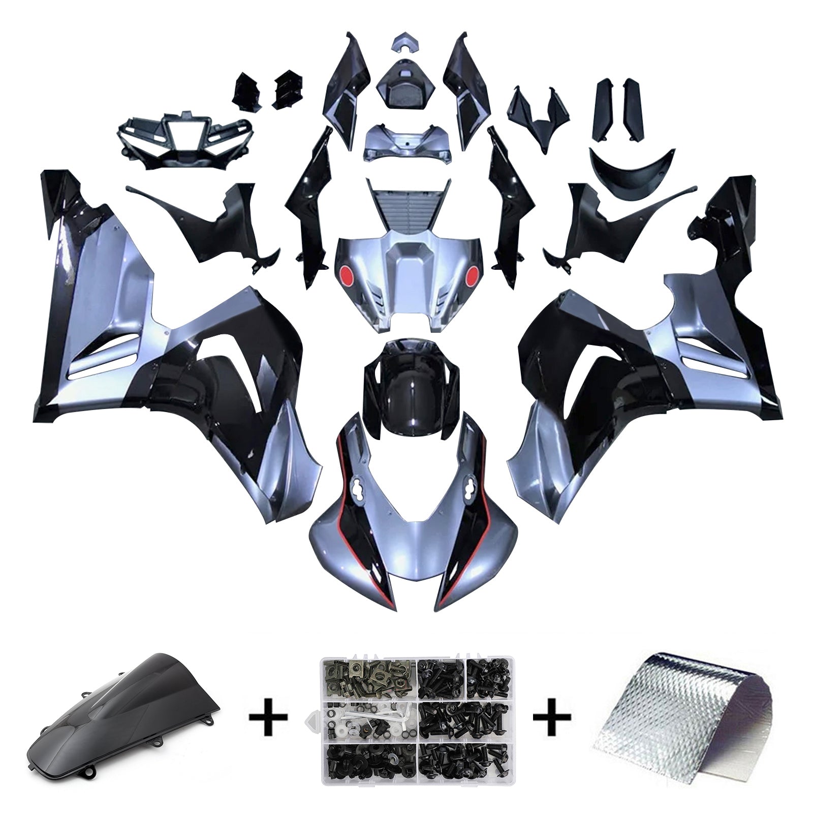 Kit de carénage d'injection Honda CBR1000RR-R 2020-2023, carrosserie en plastique ABS