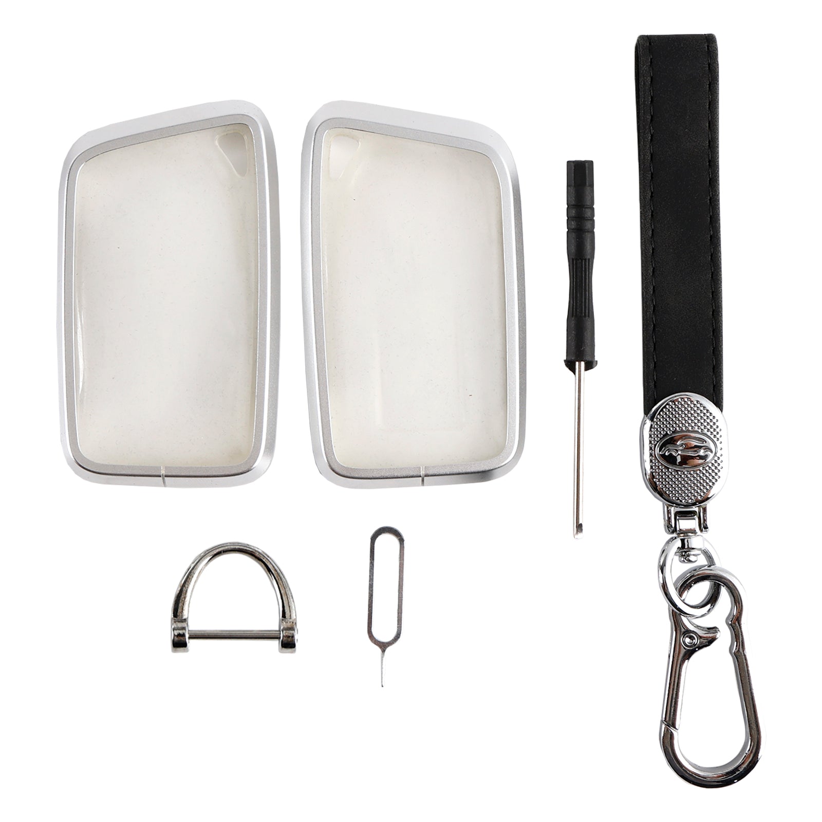 Lexus IS GS ES RX gelegeerd aluminium TPU zachte film autosleutel zwarte hoes