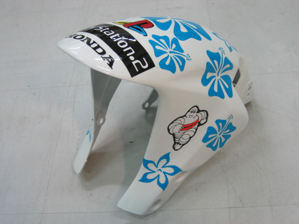 2005-2006 Honda CBR 600 RR Multi-Color Azzurro Floral Racing Fairings Generic