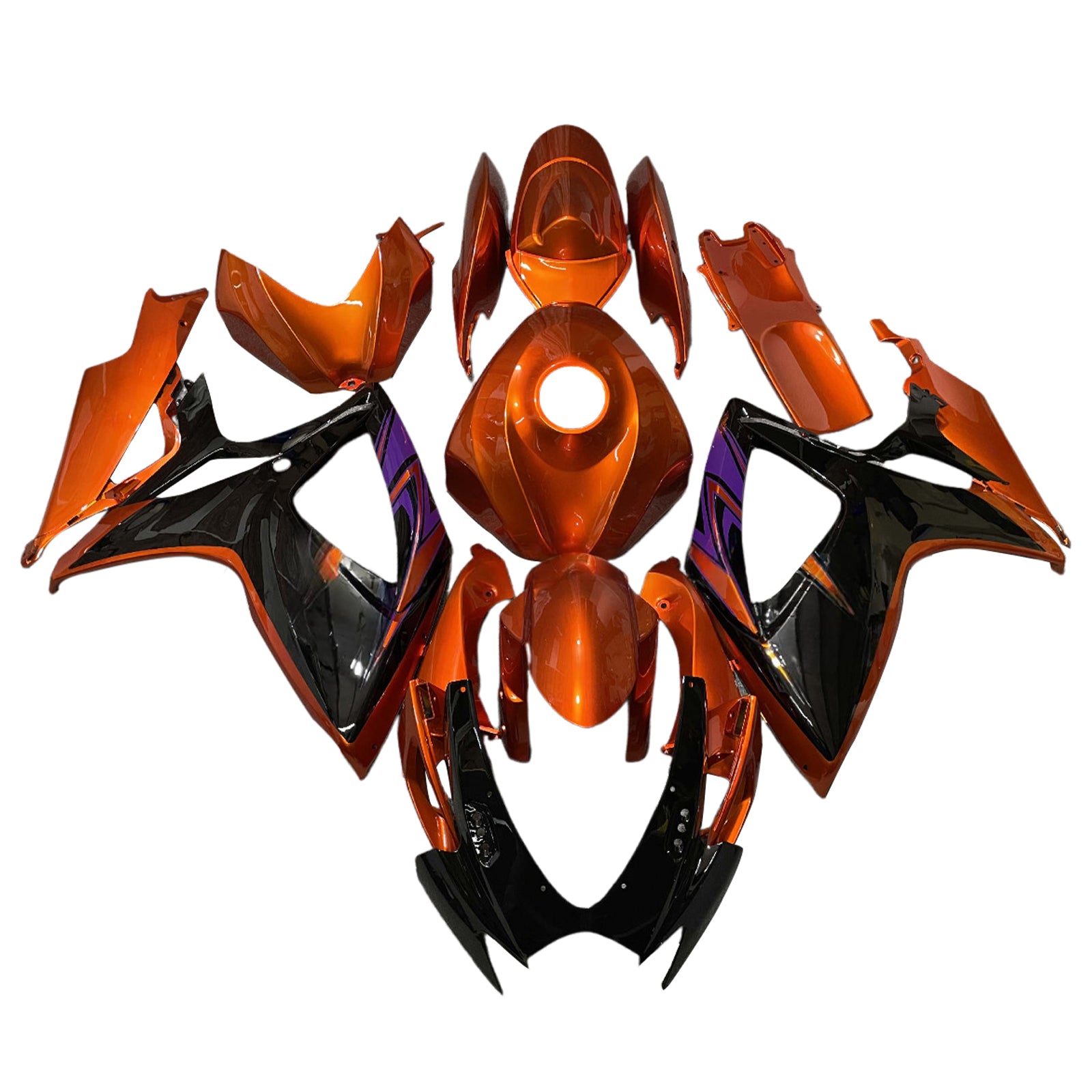 Kit de carénage injection Bodywork Abs en plastique pour Suzuki GSXR 600/750 2006-2007 K6