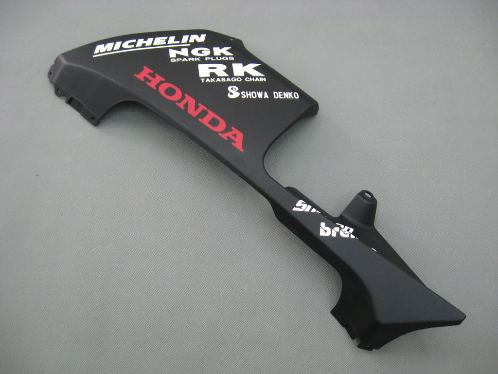 2005-2006 Honda CBR 600 RR zwart mat Valentino Rossi Racing stroomlijnkappen algemeen