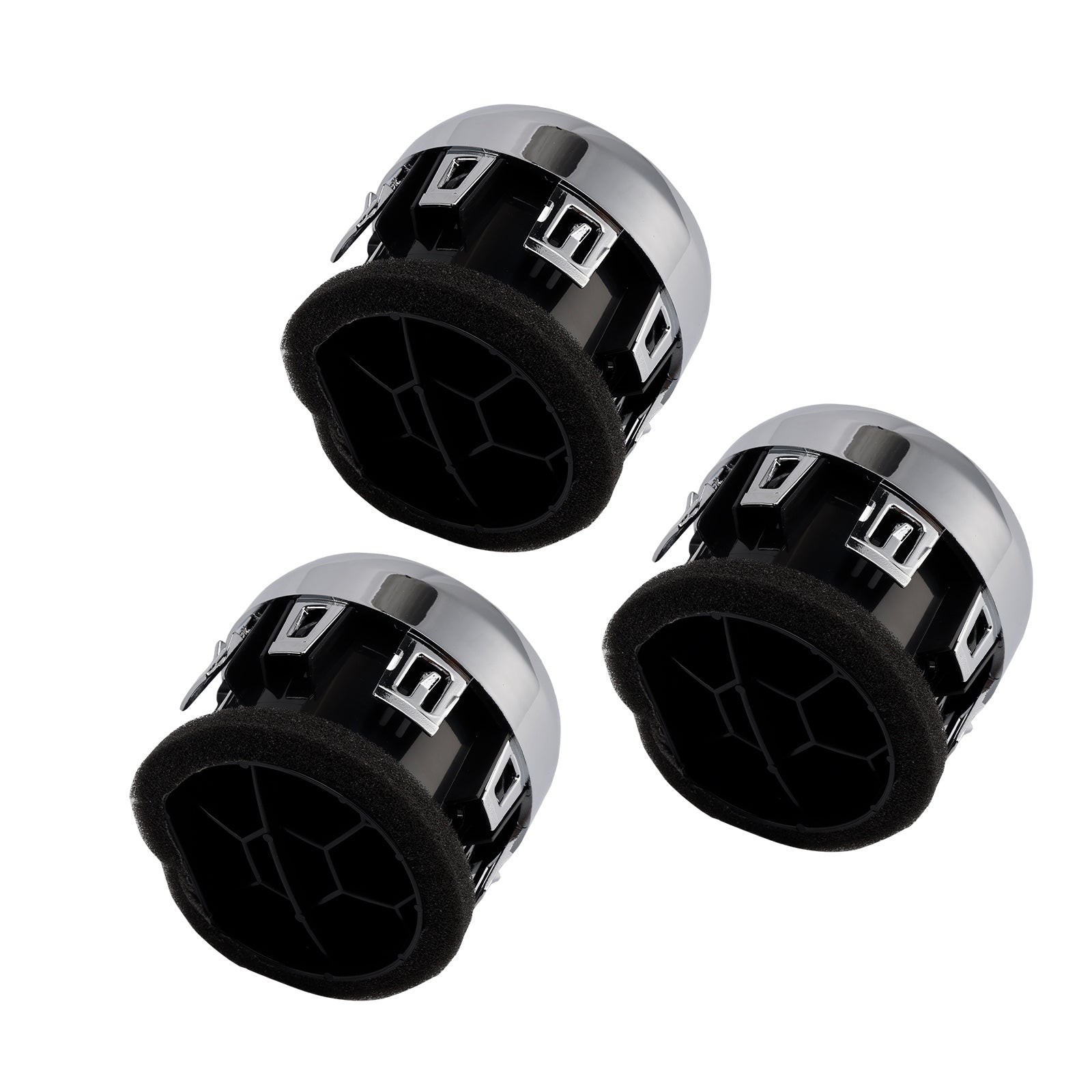 3x Center Dashboard A/C Air Vent Louvre FR3Z-19893-AE for Ford Mustang 2015-2022