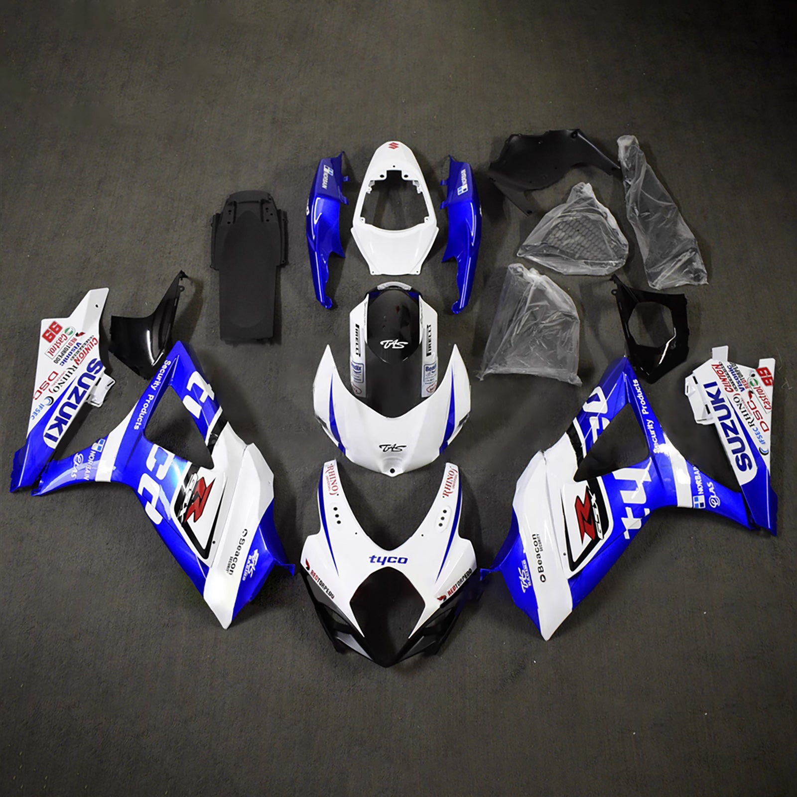 Injection Fairing Kit Bodywork Plastic ABS For Suzuki GSXR1000 2007-2008 K7