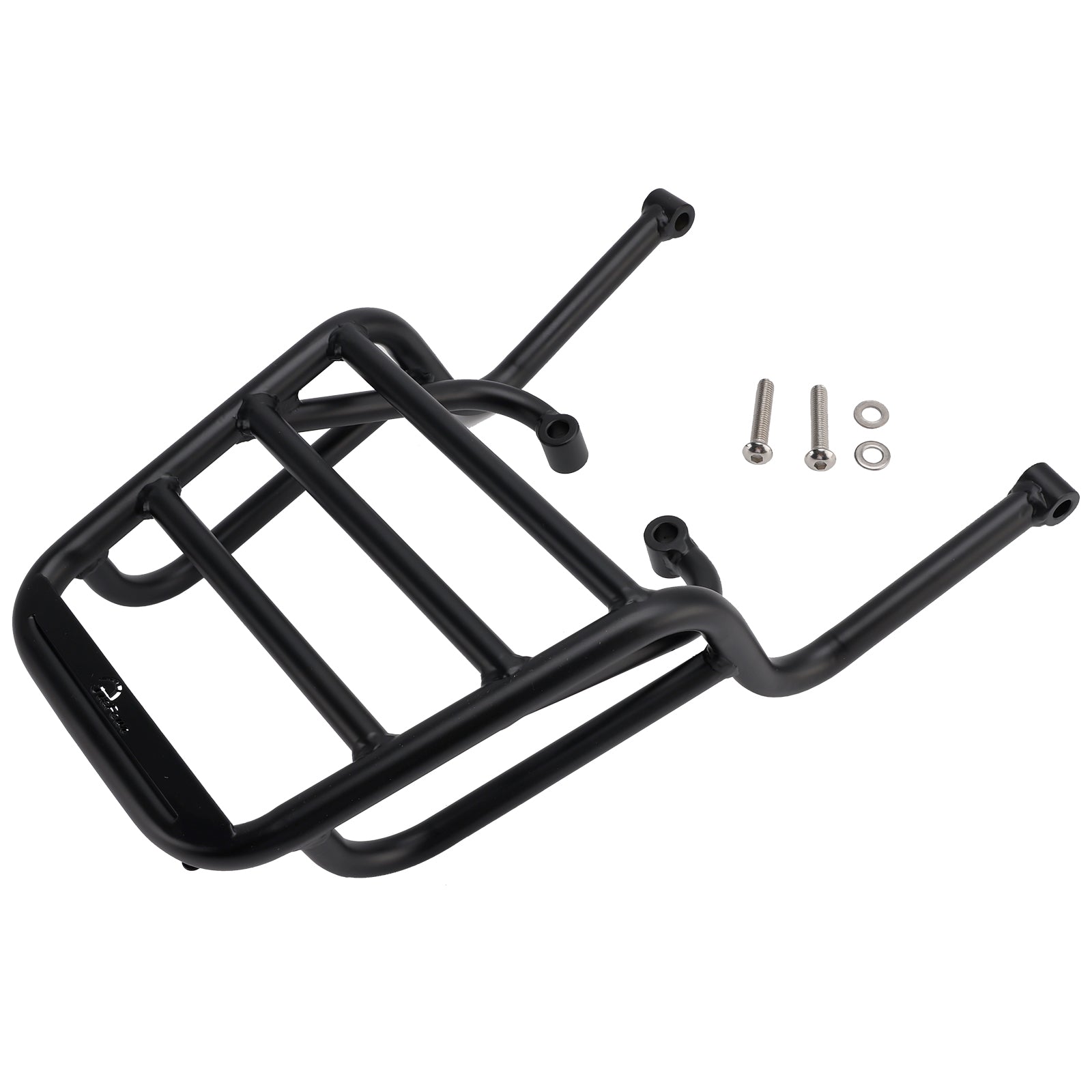 REAR RACK TUBE TYPE LUGGAGE CARRIER - BLACK FOR HIMALAYAN & SCRAM 411 22-2024
