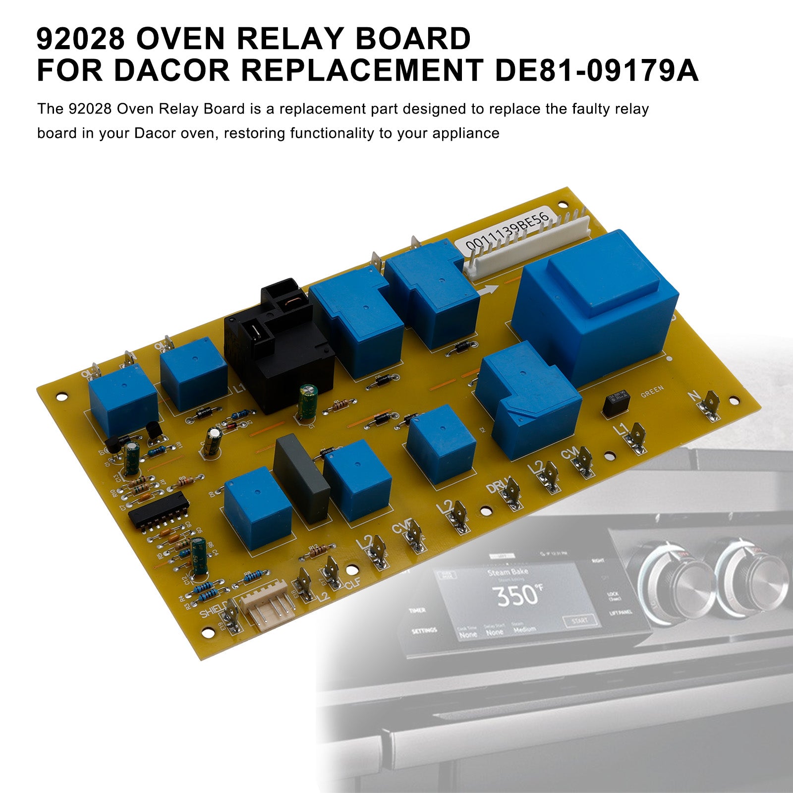 92029 62439 New Oven Relay Board for Dacor Replacement DE81-08448A