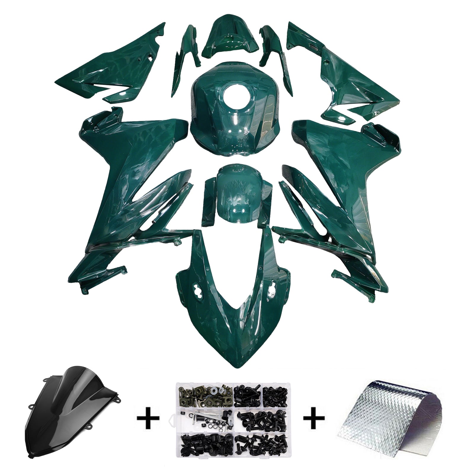 Injektionsmässa Kit Bodywork Plastic ABS för Honda CBR500R 2022-2023